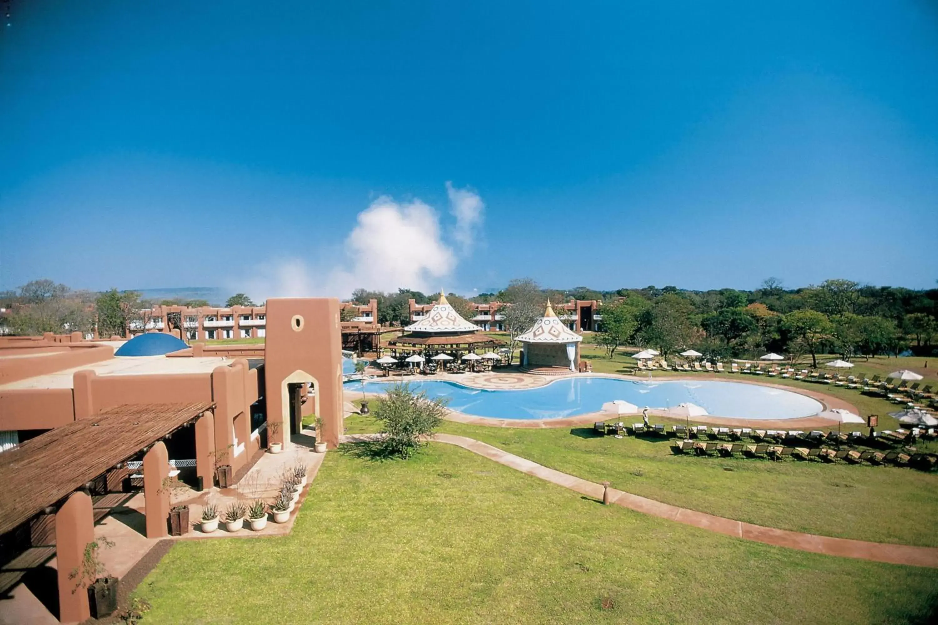 Bird's eye view, Pool View in Avani Victoria Falls Resort