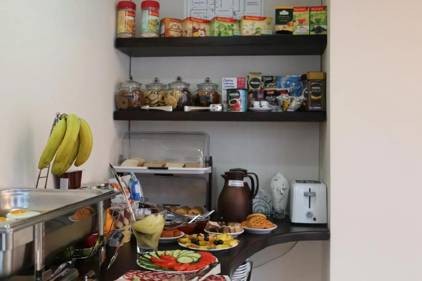 Buffet breakfast in Garni Hotel Central Lux