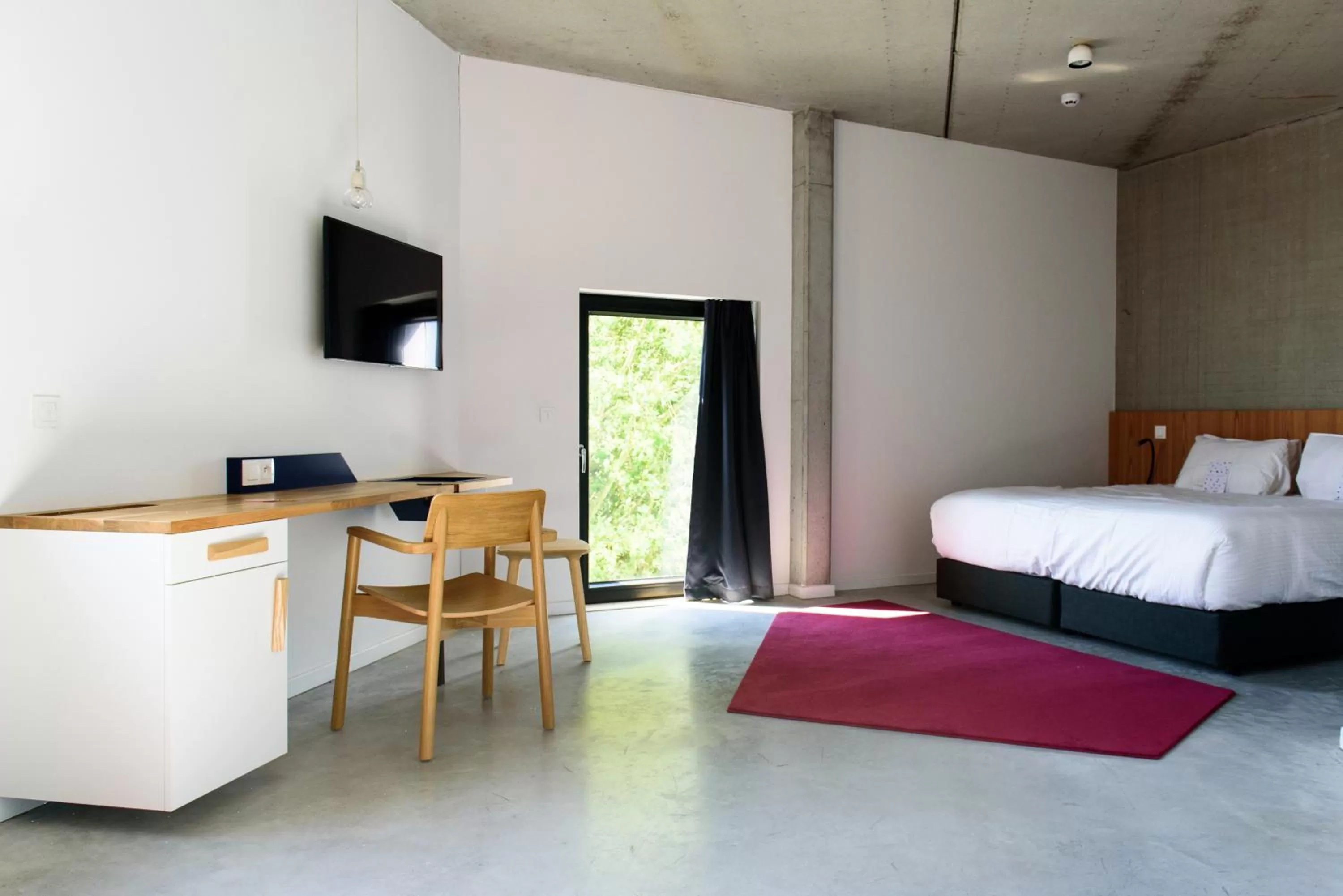 Bedroom, Bed in Hôtel Belvue