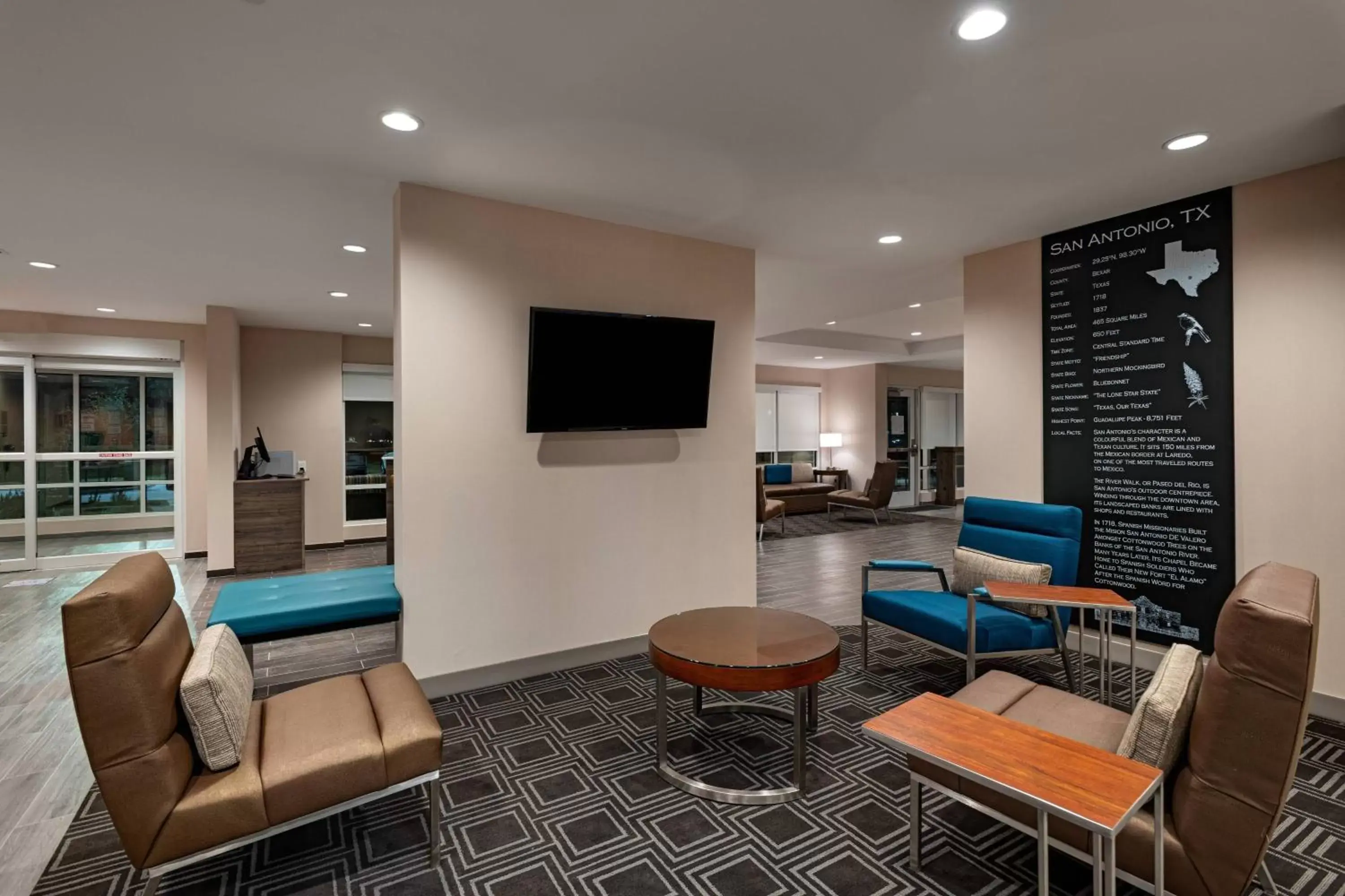 Lobby or reception, Seating Area in TownePlace Suites San Antonio Northwest at The RIM