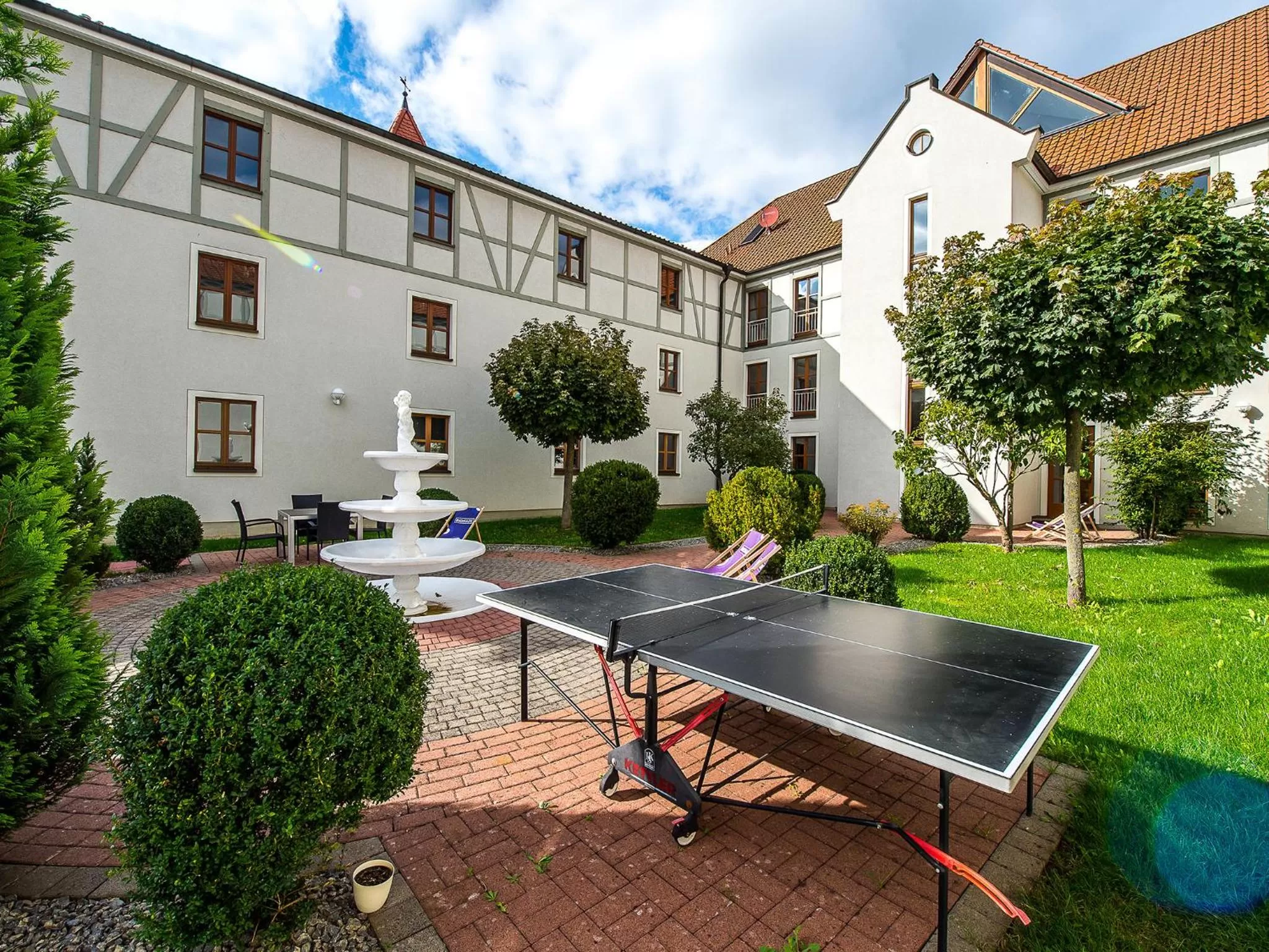 Garden view, Table Tennis in Prisma Hotel Rhönblick