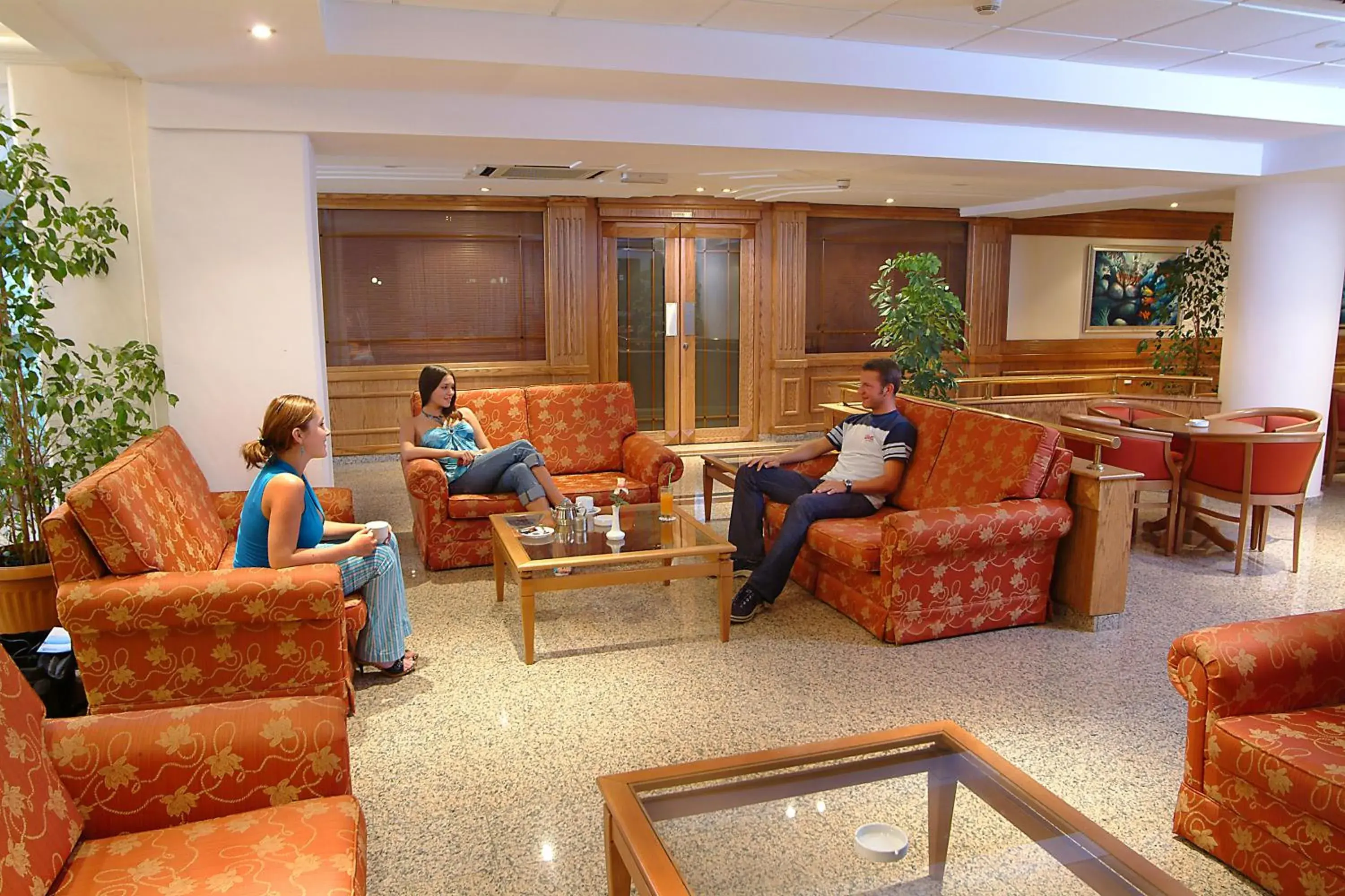 Lobby or reception in Nissiana Hotel & Bungalows