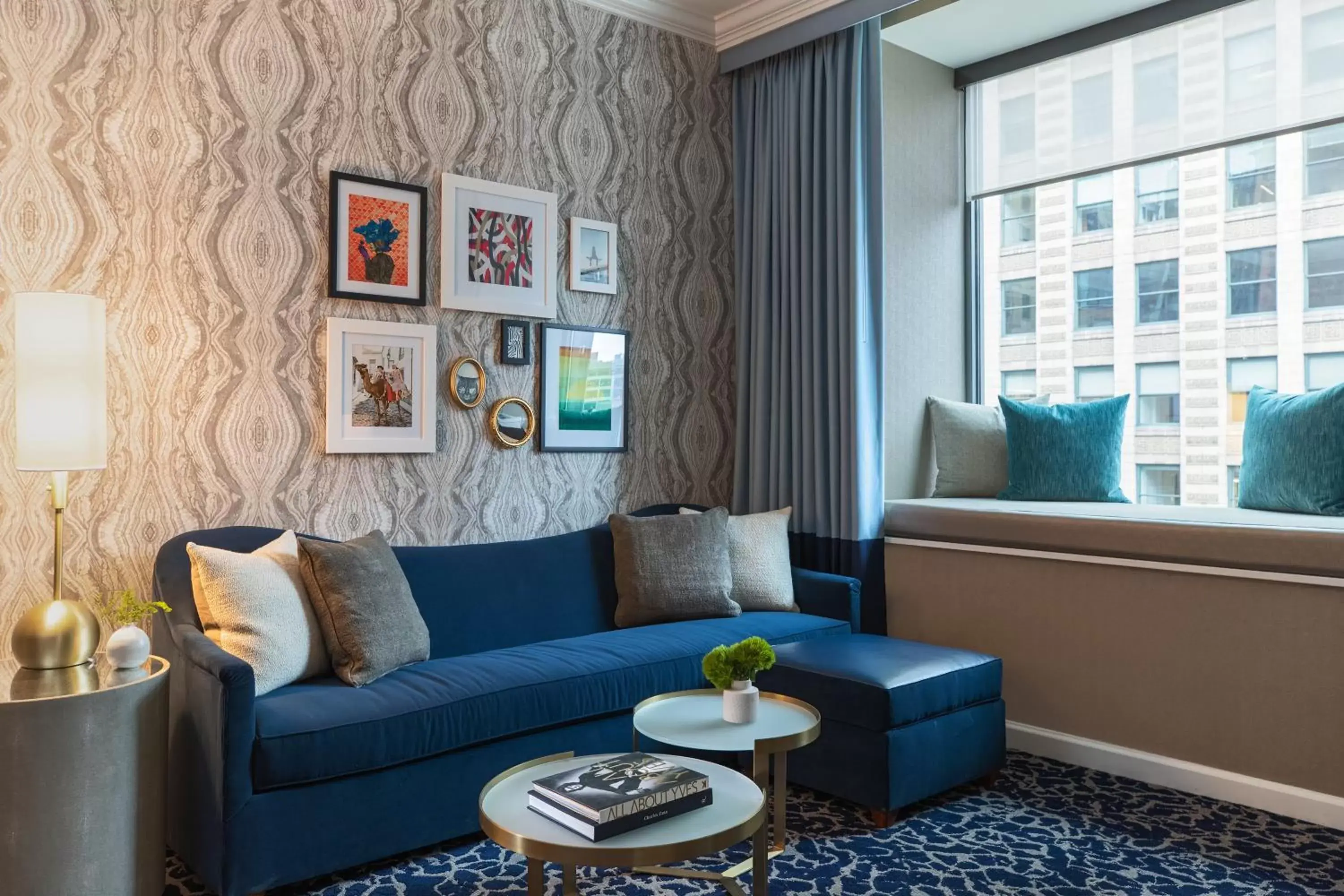 Bedroom, Seating Area in Kimpton Hotel Monaco Chicago, an IHG Hotel