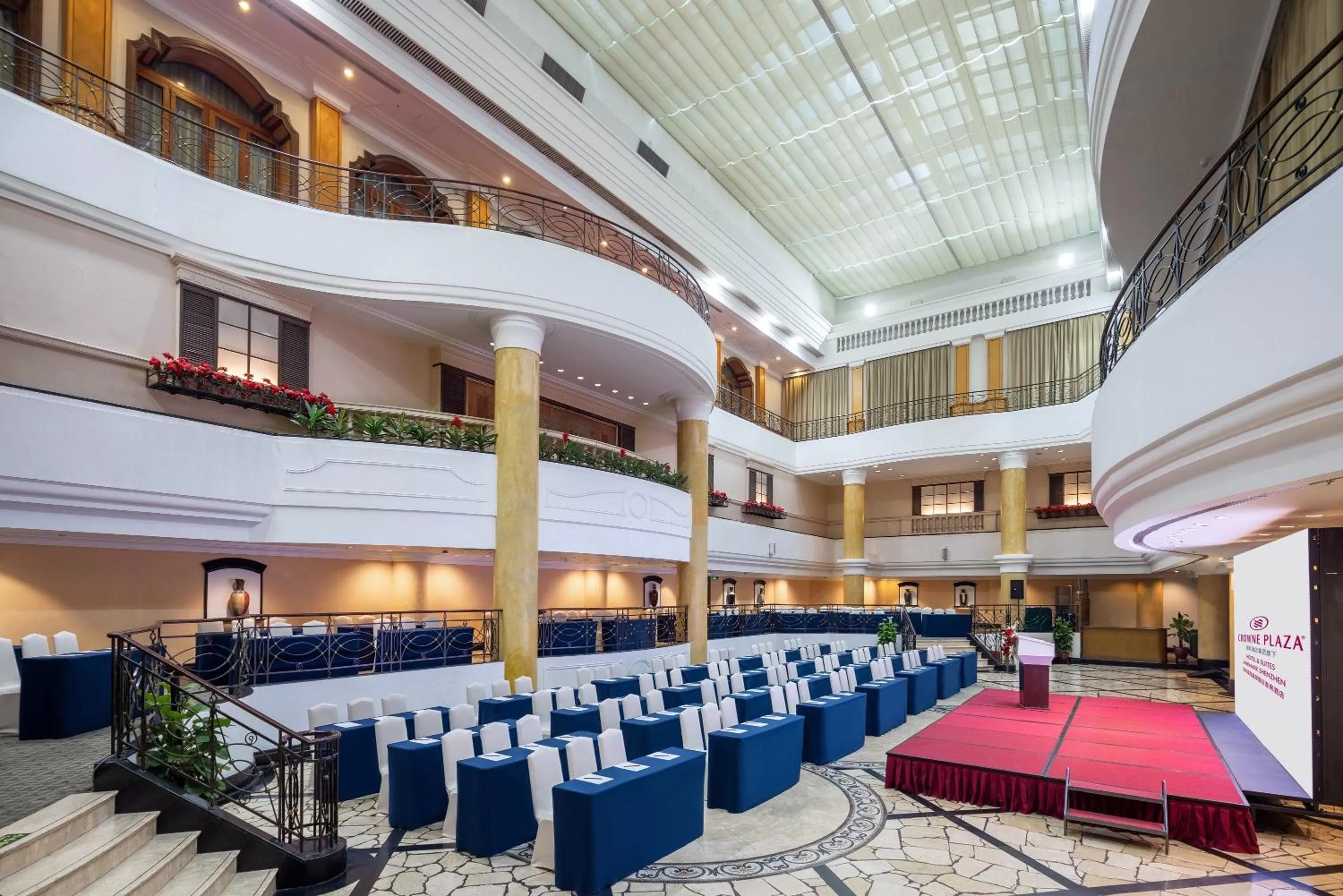 Meeting/conference room in Crowne Plaza Hotel & Suites Landmark Shenzhen, an IHG Hotel - Nearby Luohu Border, Indoor heated swimming pool, Receive RMB100 SPA coupon upon check-in