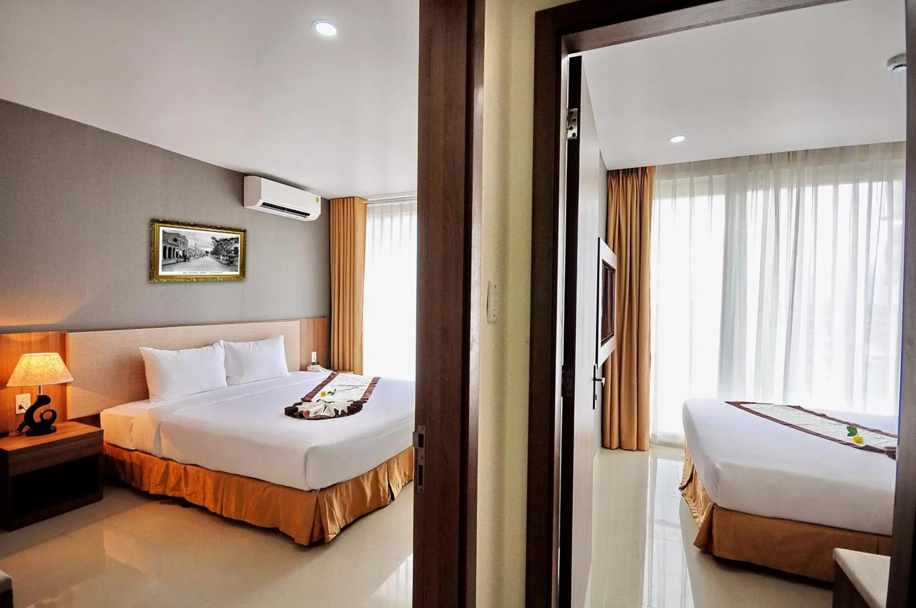 Bedroom, Bed in Rigel Hotel