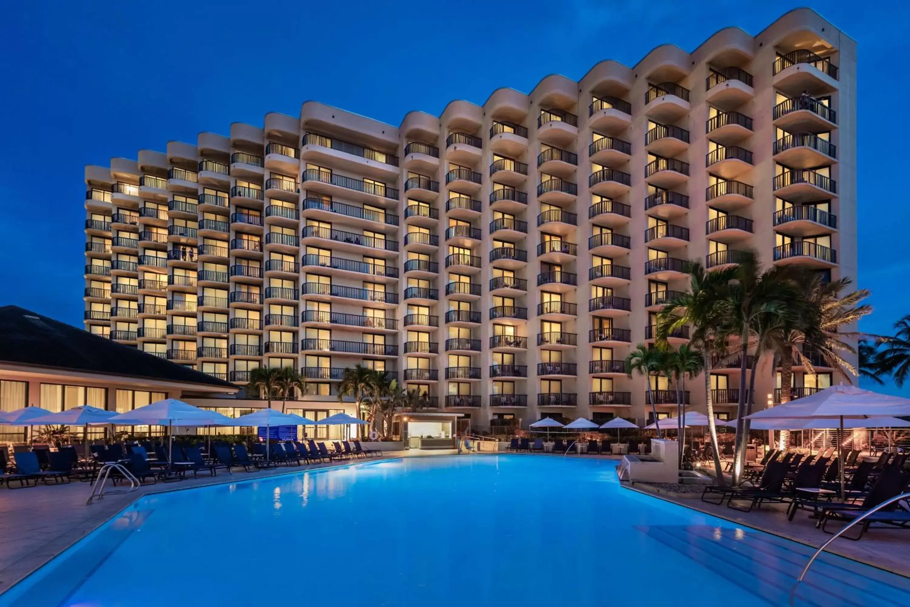 Property building, Swimming Pool in Hilton Marco Island Beach Resort and Spa