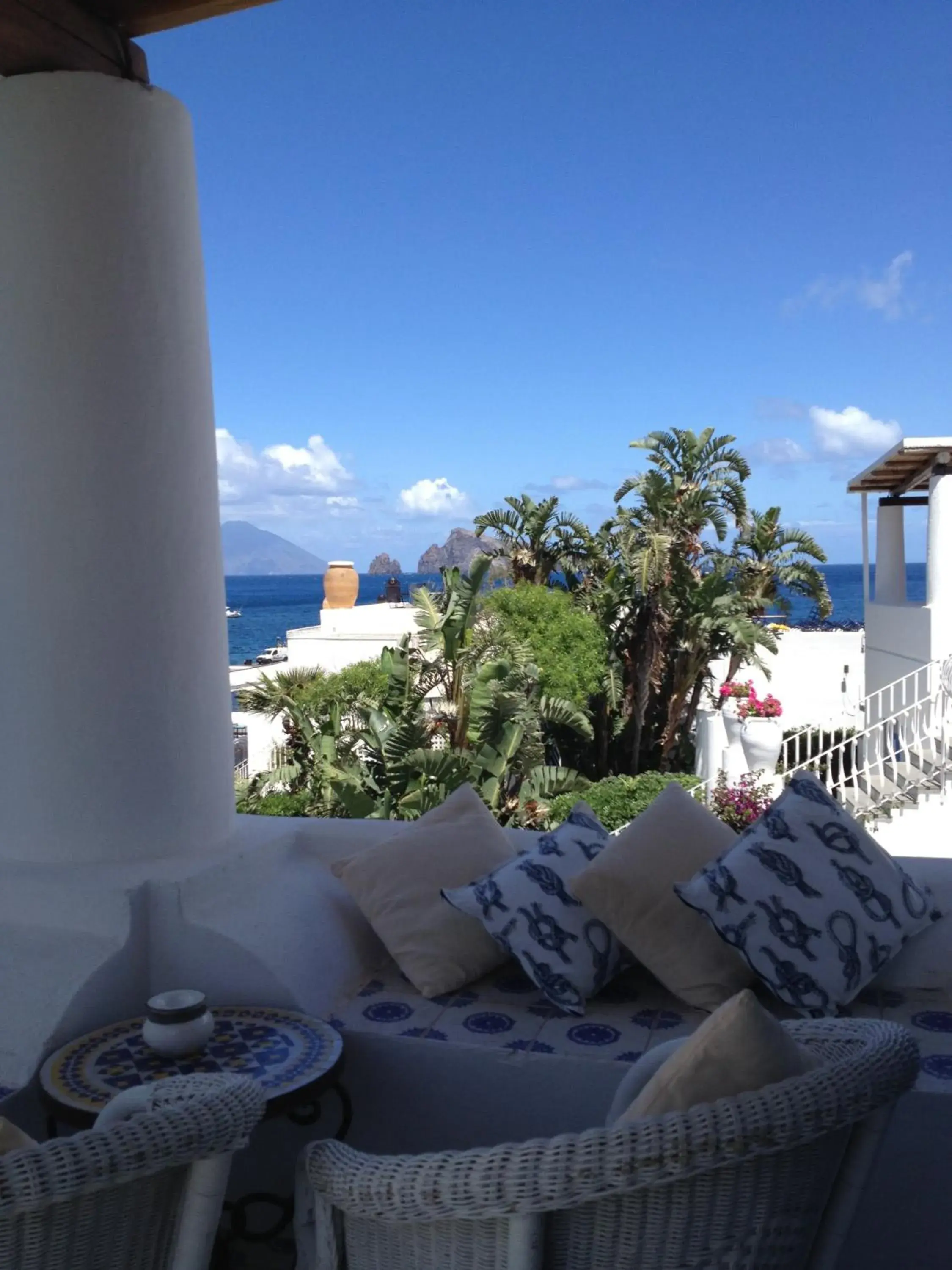 Balcony/Terrace in Hotel Lisca Bianca