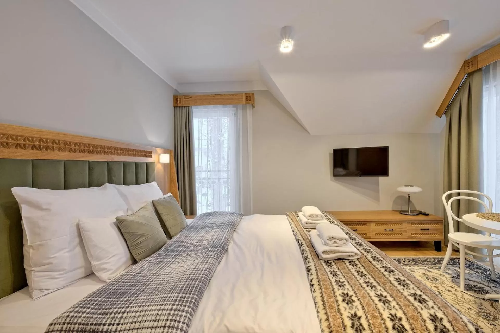 Bed in Willa Mak Residence - sauna, centrum