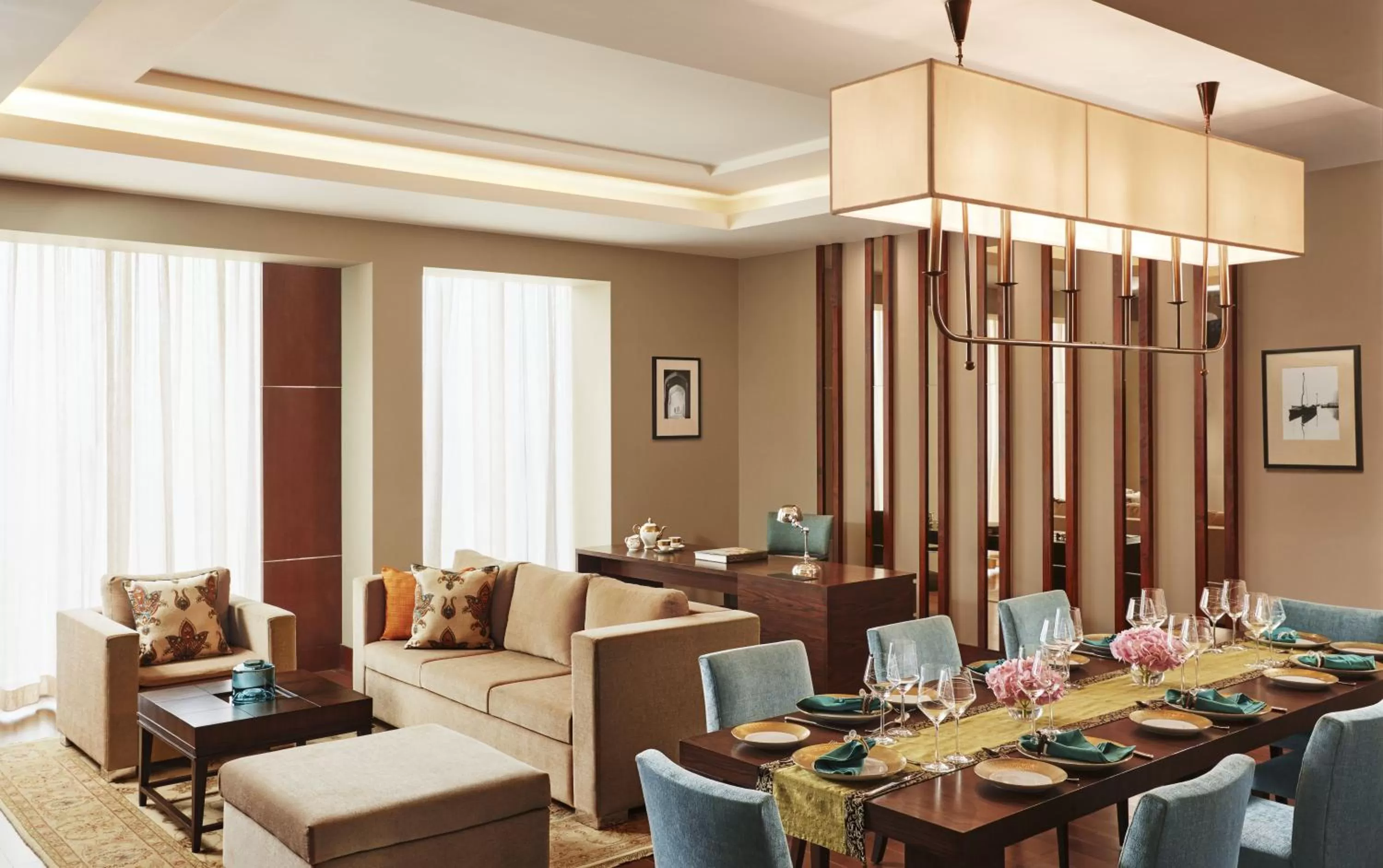 Living room in Taj Bangalore