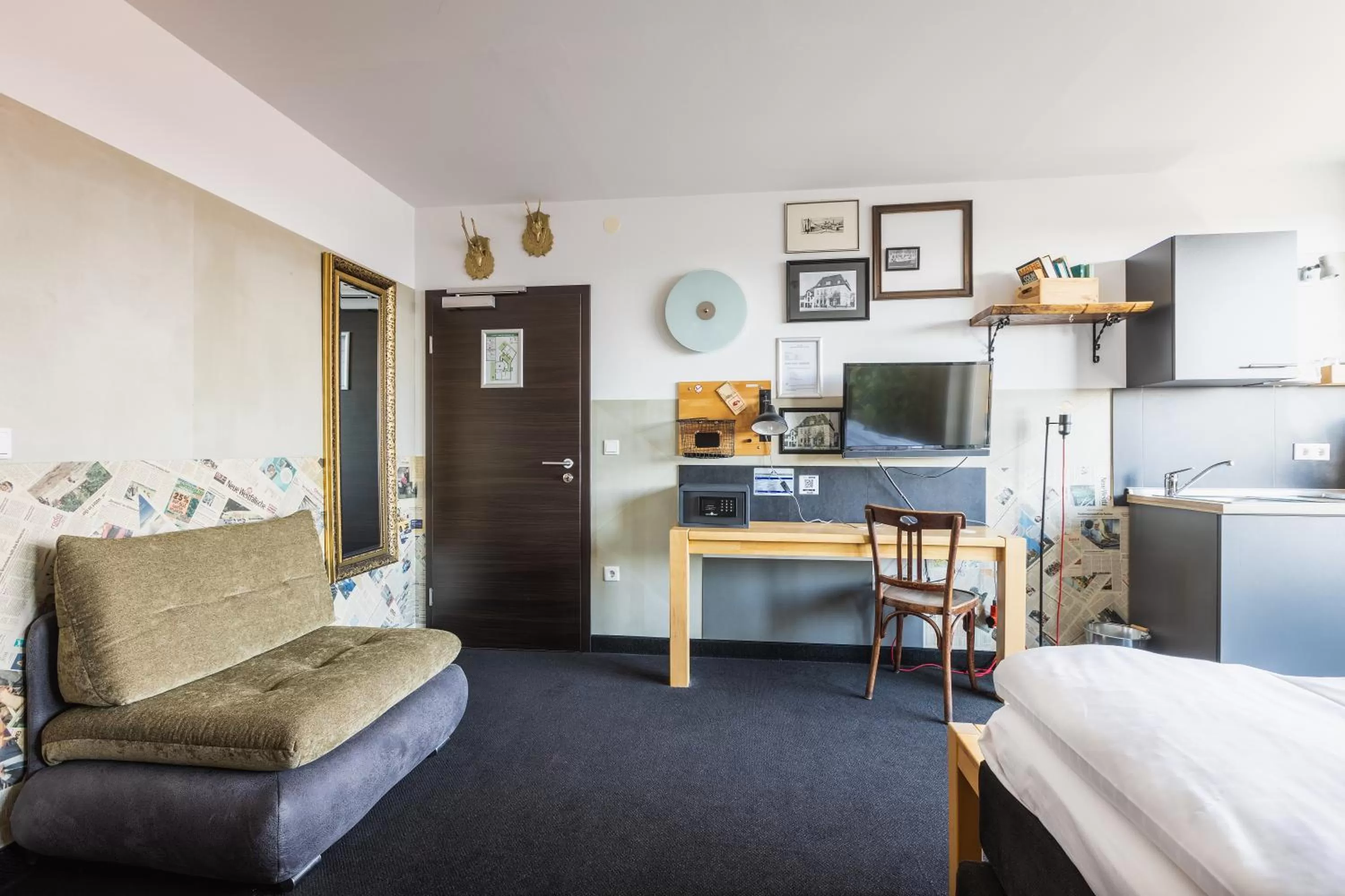 Bed in Aappartel City Center - kontaktloser Check-in 24h