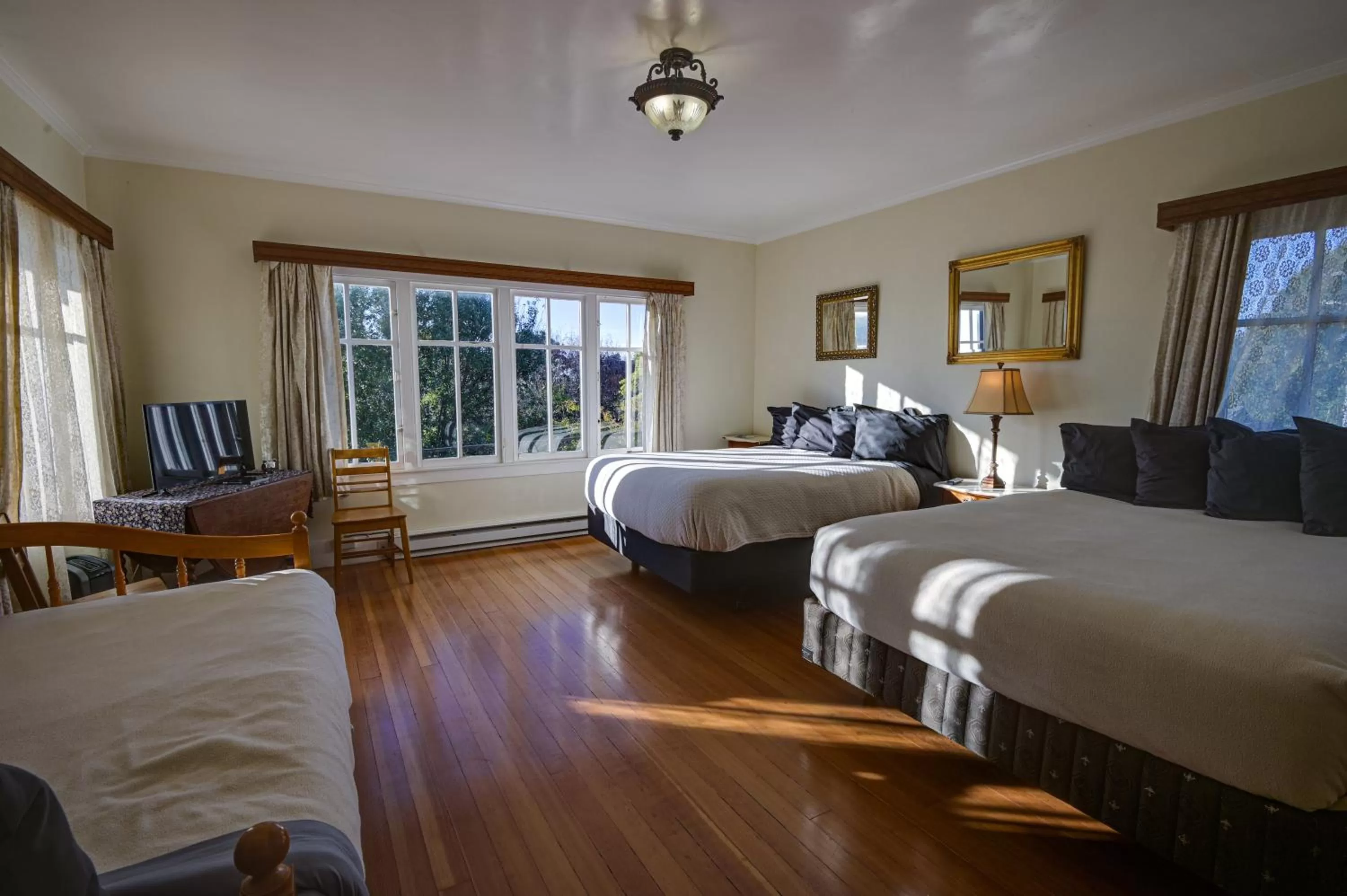 Bed in The Captains Quarters