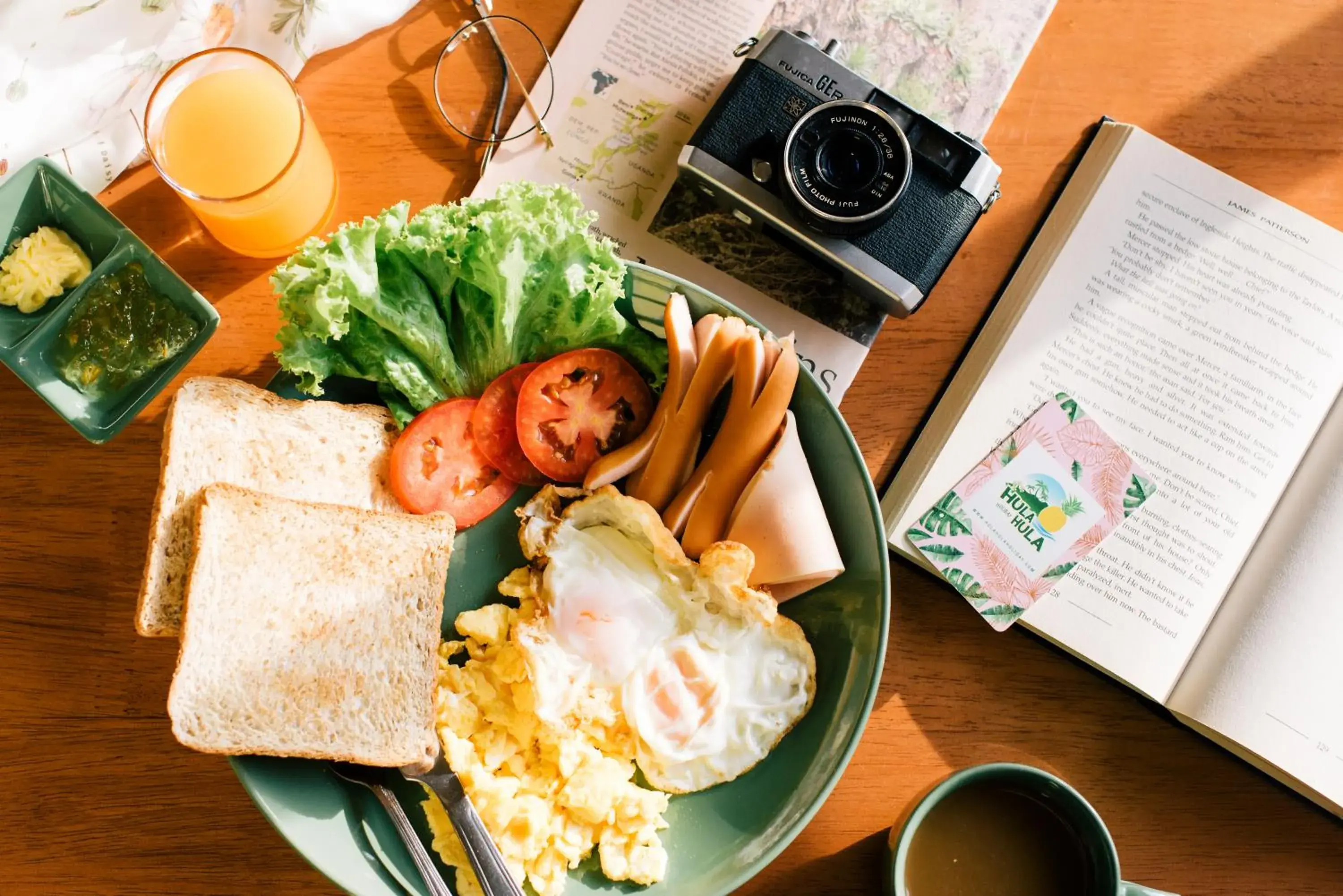 American breakfast, Food in The Pineapple Hotel