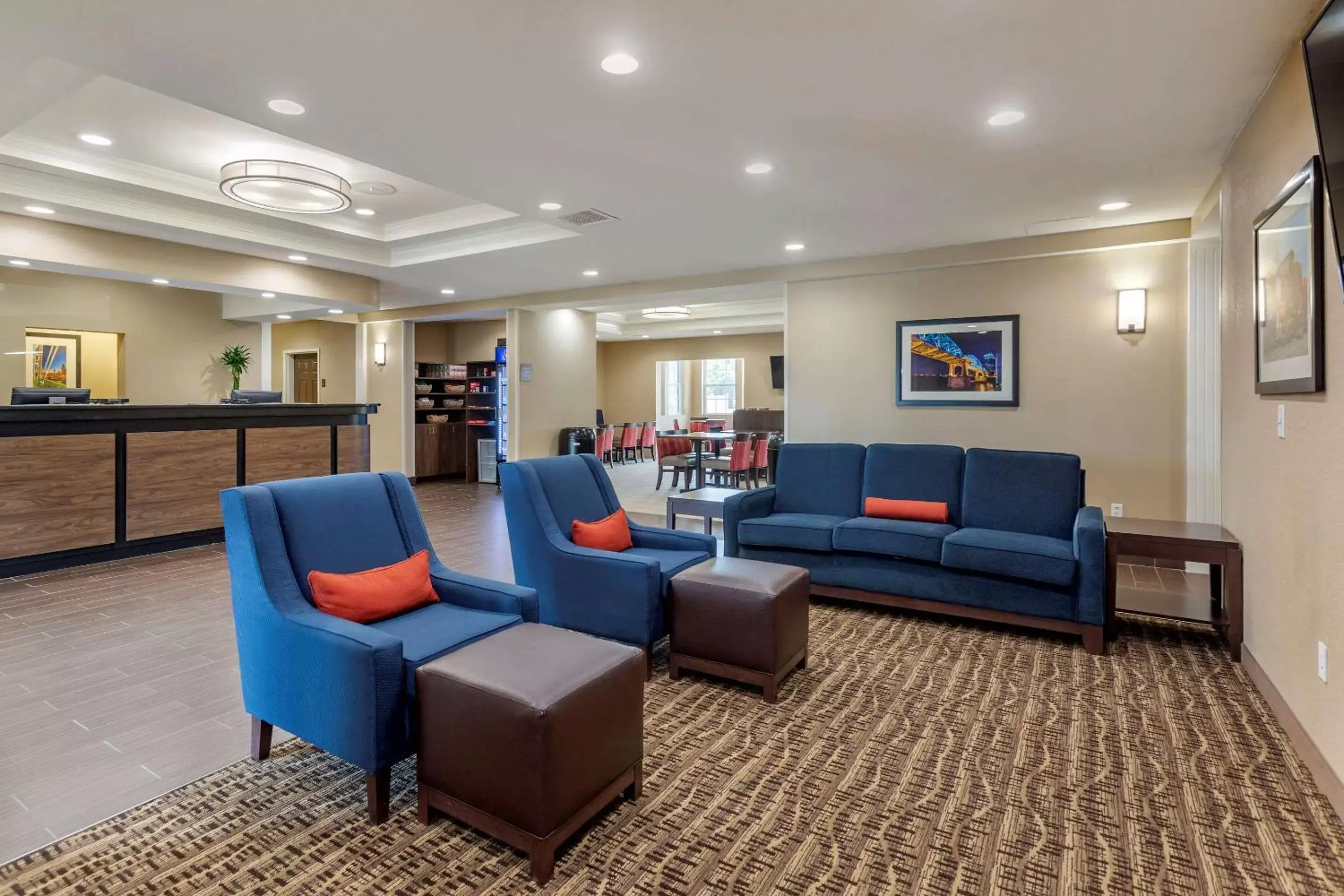 Lobby or reception, Seating Area in Comfort Suites