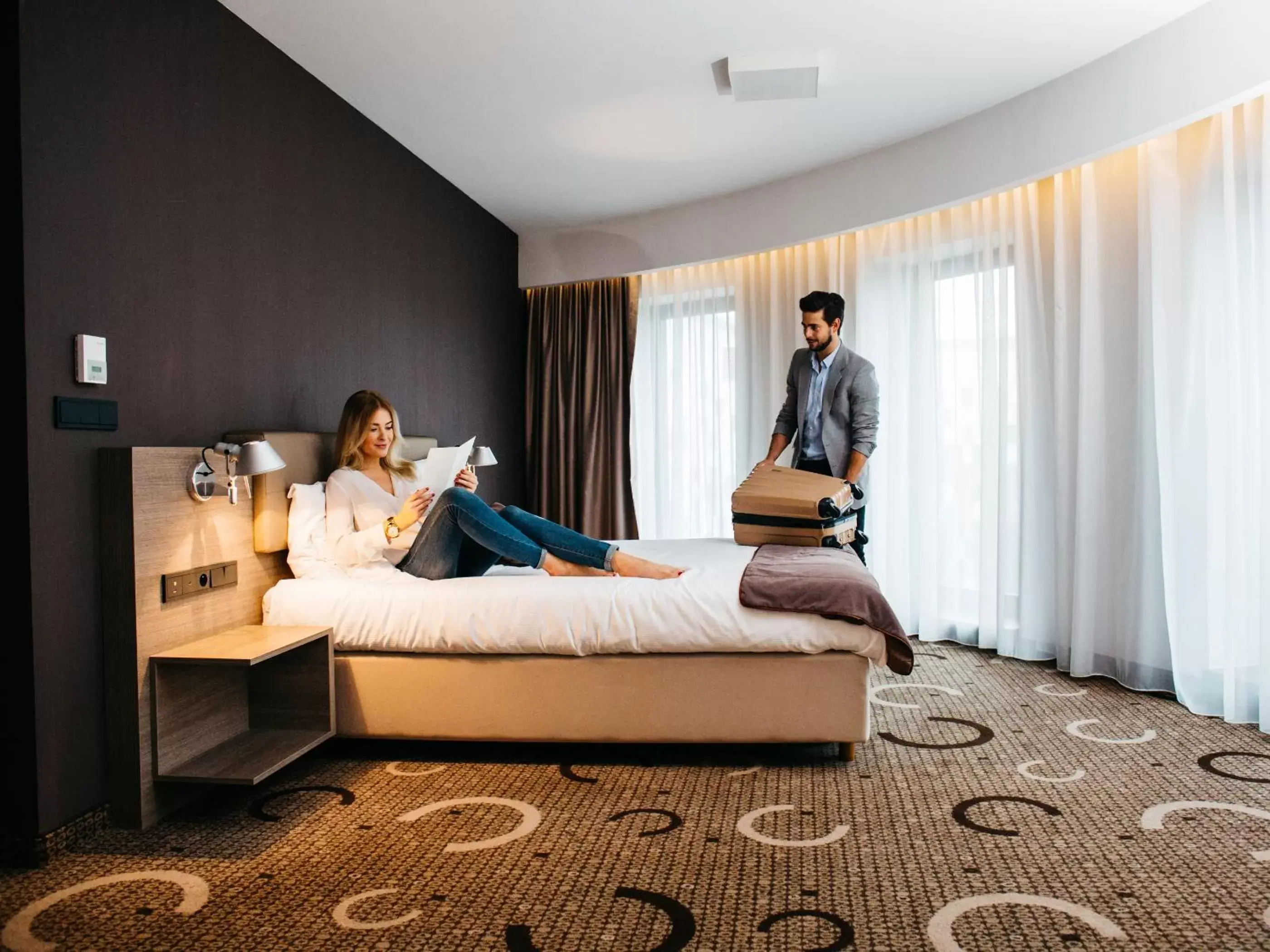 Bed in Q Hotel Plus Kraków