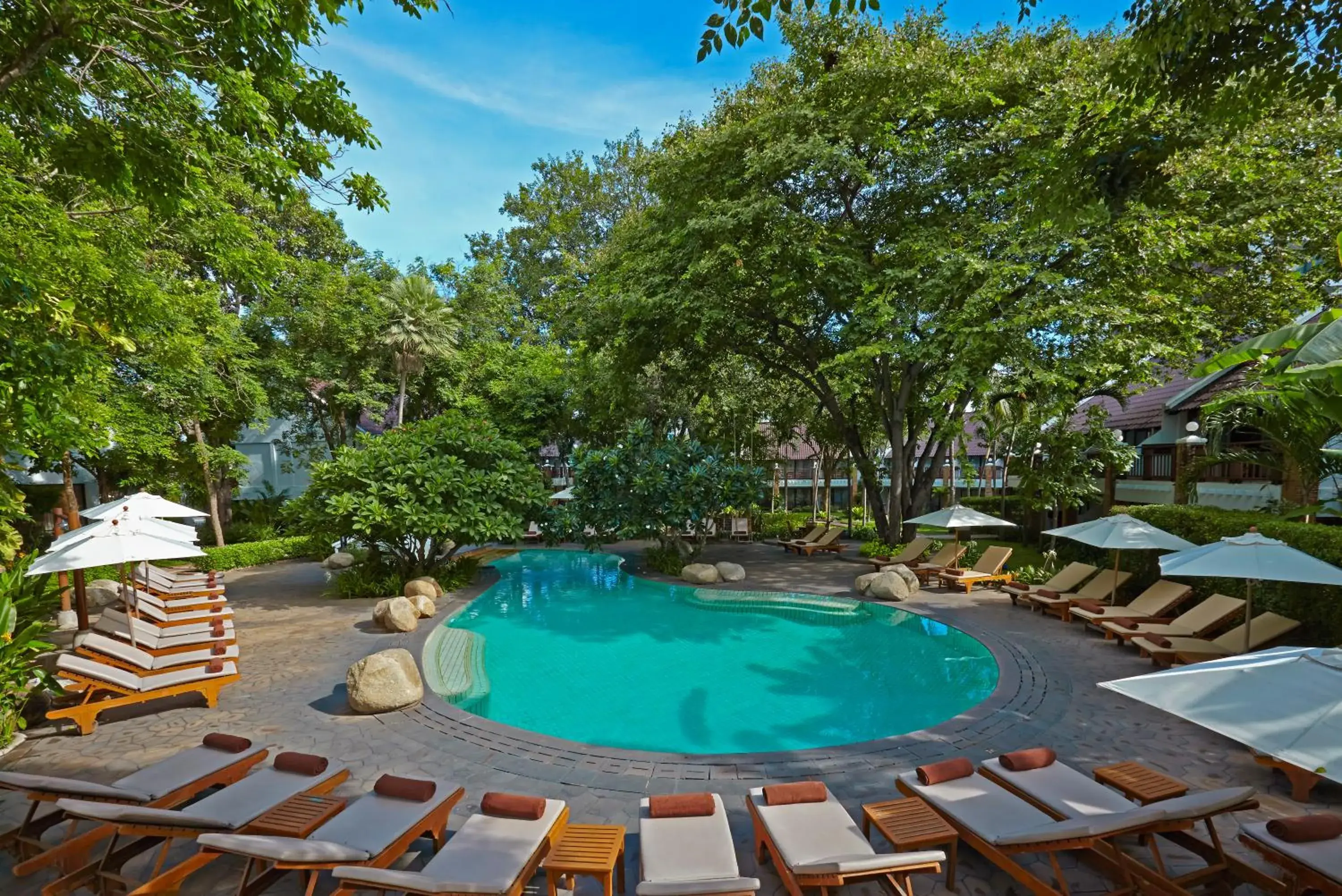 Swimming pool, Pool View in Woodlands Hotel and Resort Pattaya
