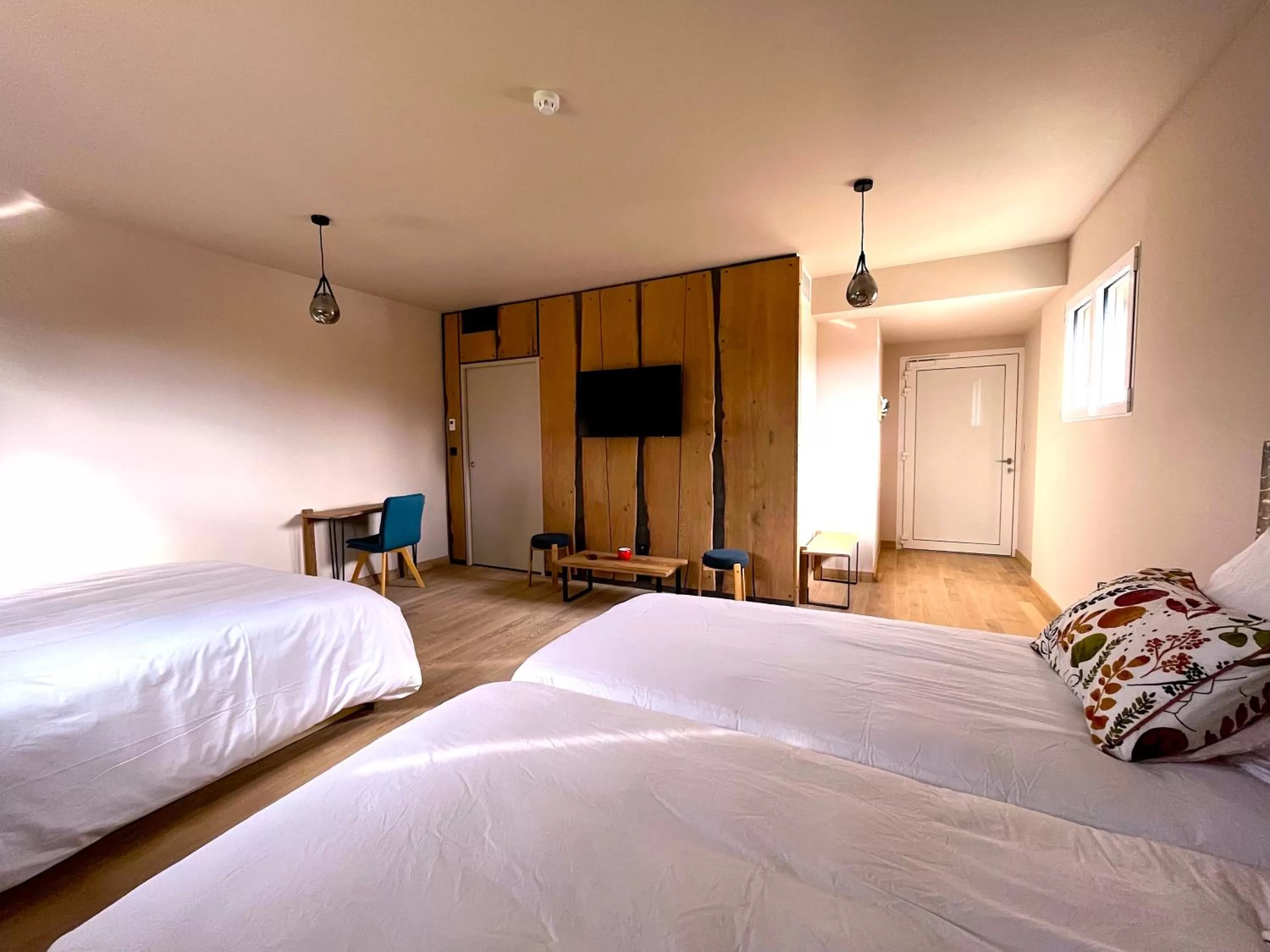 Bed in Hôtel En Tilleul