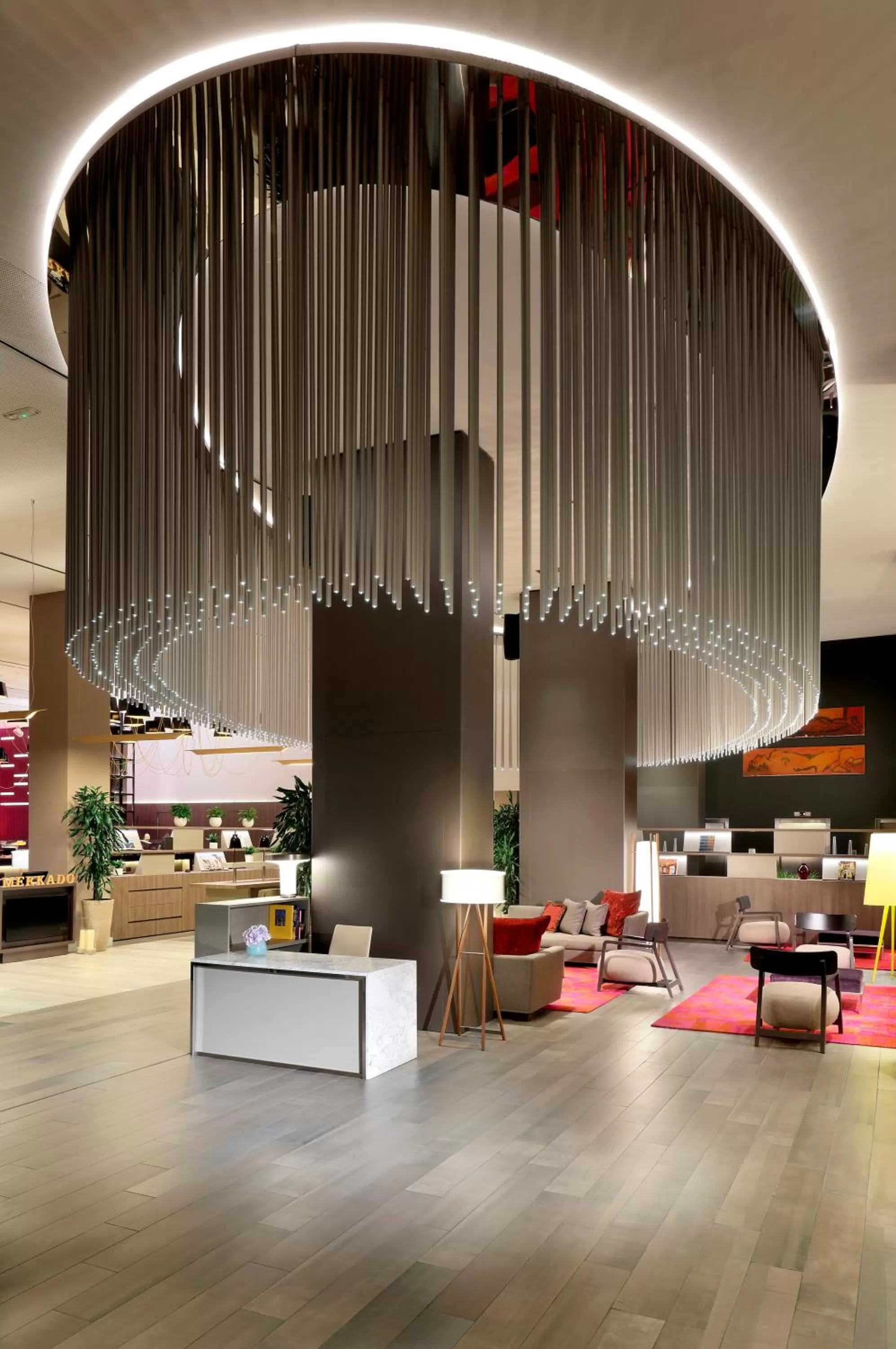 Lobby or reception in Melia Barcelona Sky 4* Sup