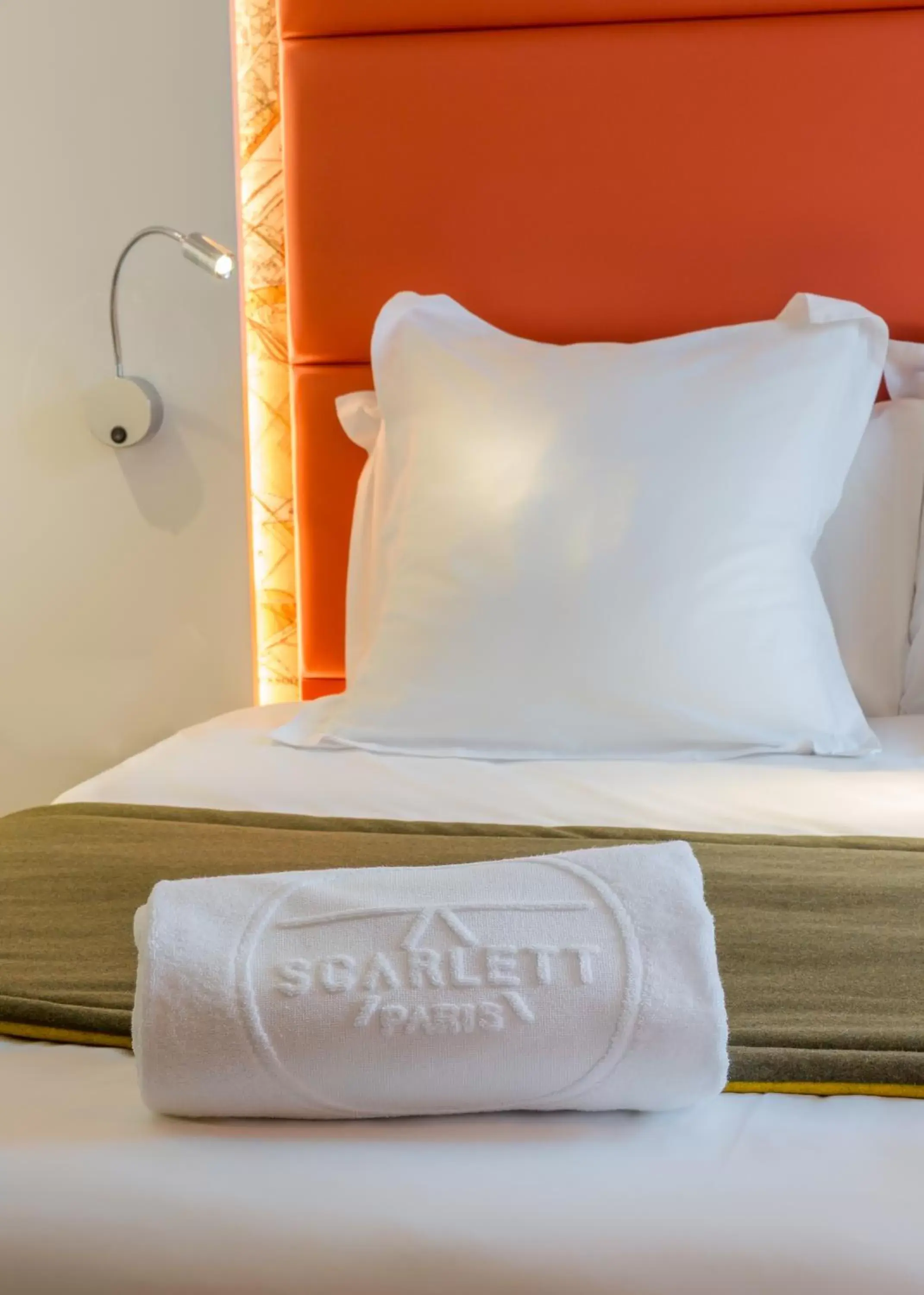 Decorative detail, Bed in Hotel Scarlett