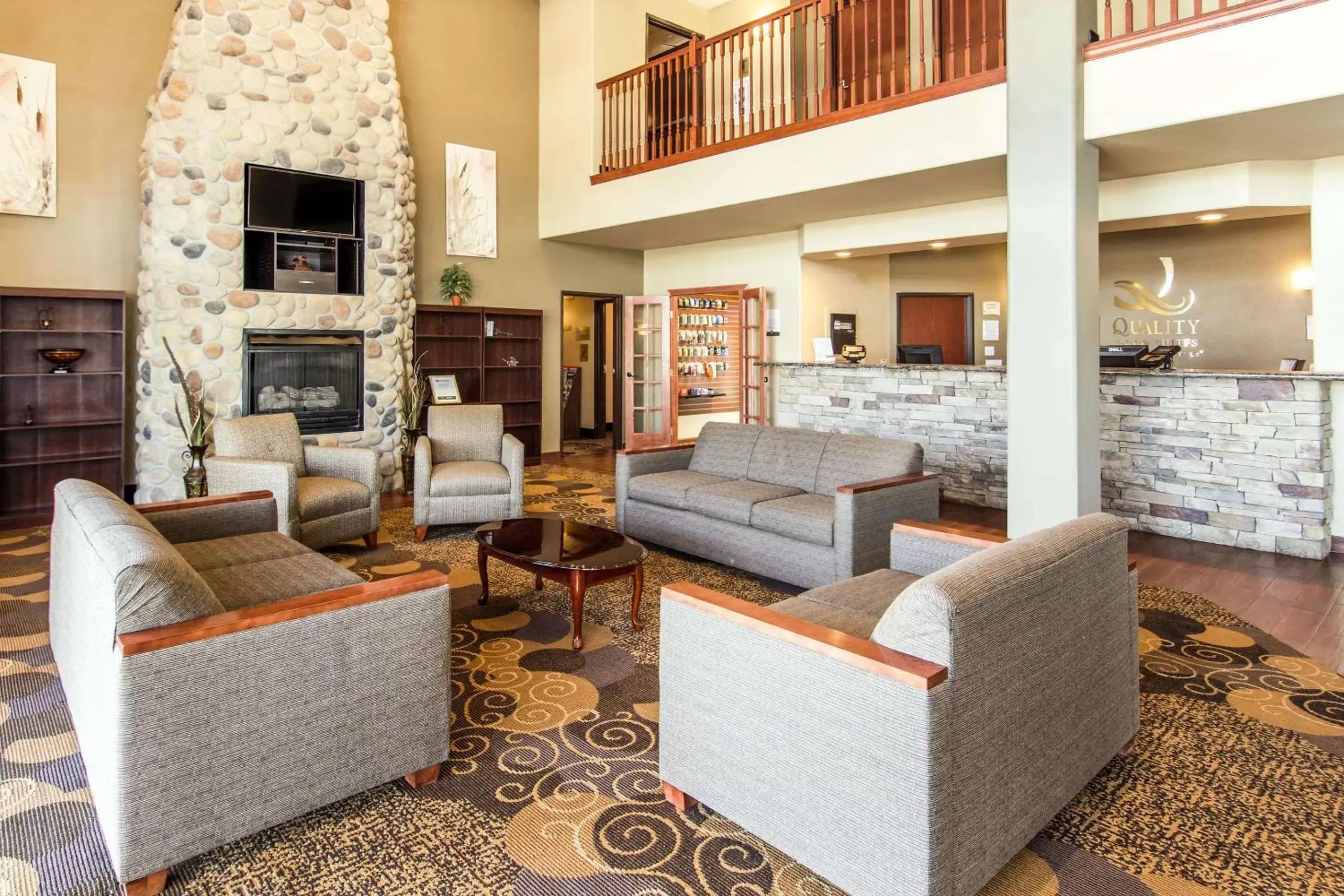 Lobby or reception, Seating Area in Quality Inn & Suites of Liberty Lake