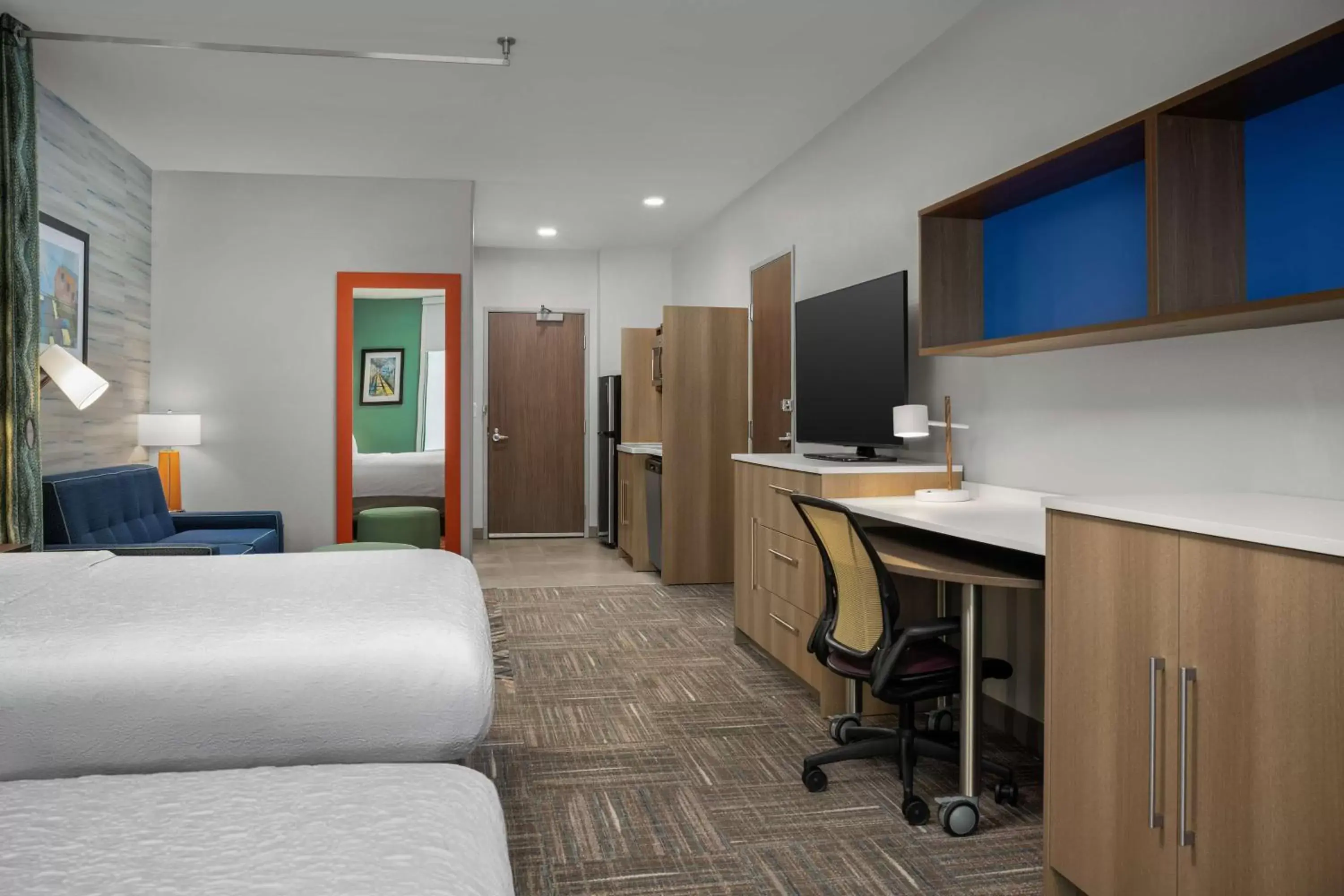 Living room, Bed in Home2 Suites By Hilton Cullman Living room, Bed in Home2 Suites By Hilton Cullman