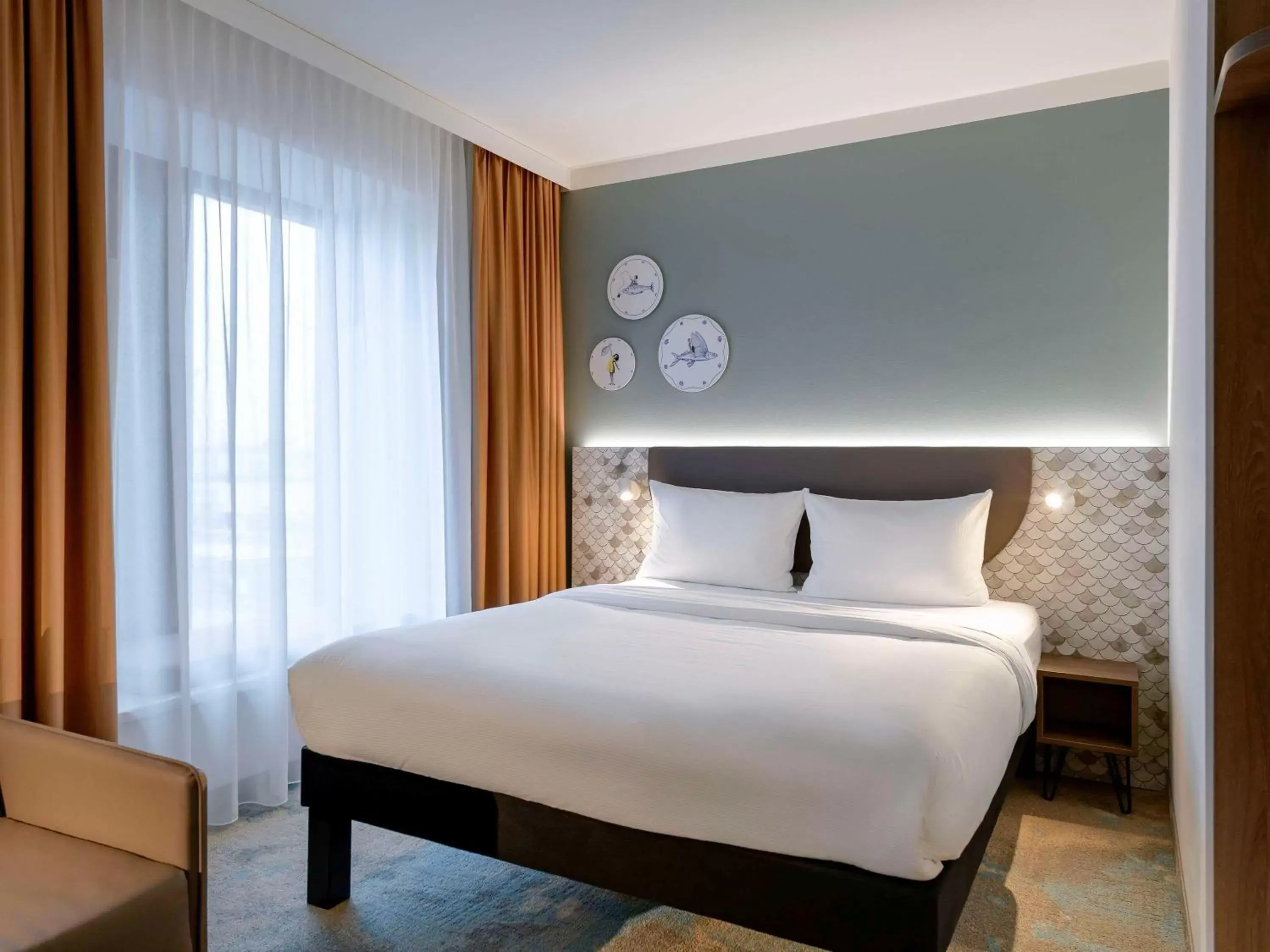 Bedroom, Bed in ibis Styles Kiel City