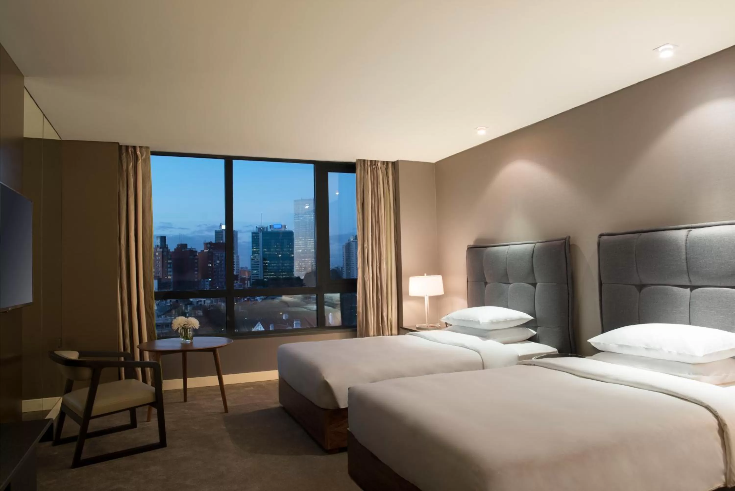 City view, Bed in Hyatt Centric Montevideo