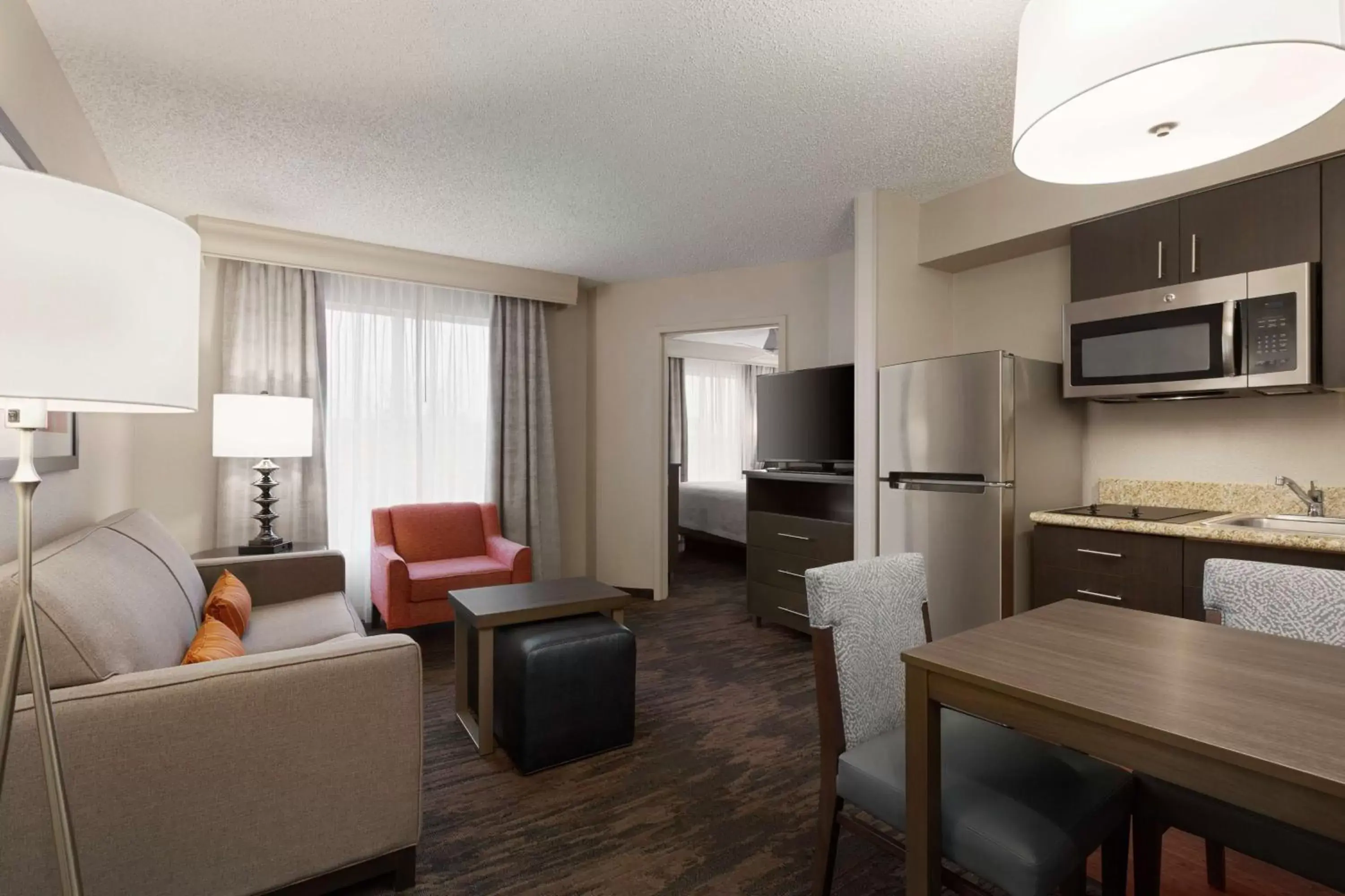 Bedroom, Seating Area in Homewood Suites by Hilton Dallas-Plano