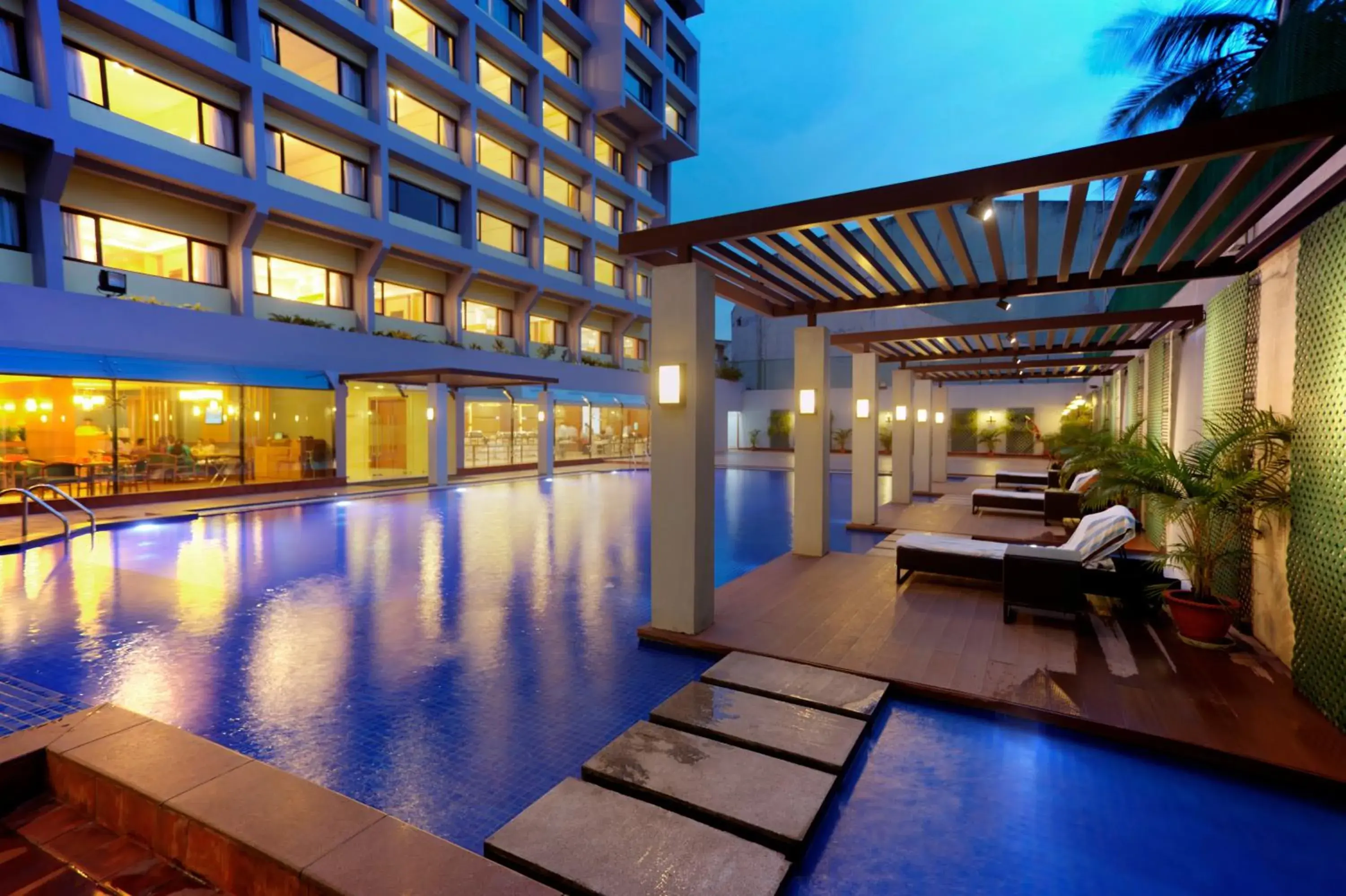 Swimming pool, Property Building in Dolphin Hotel