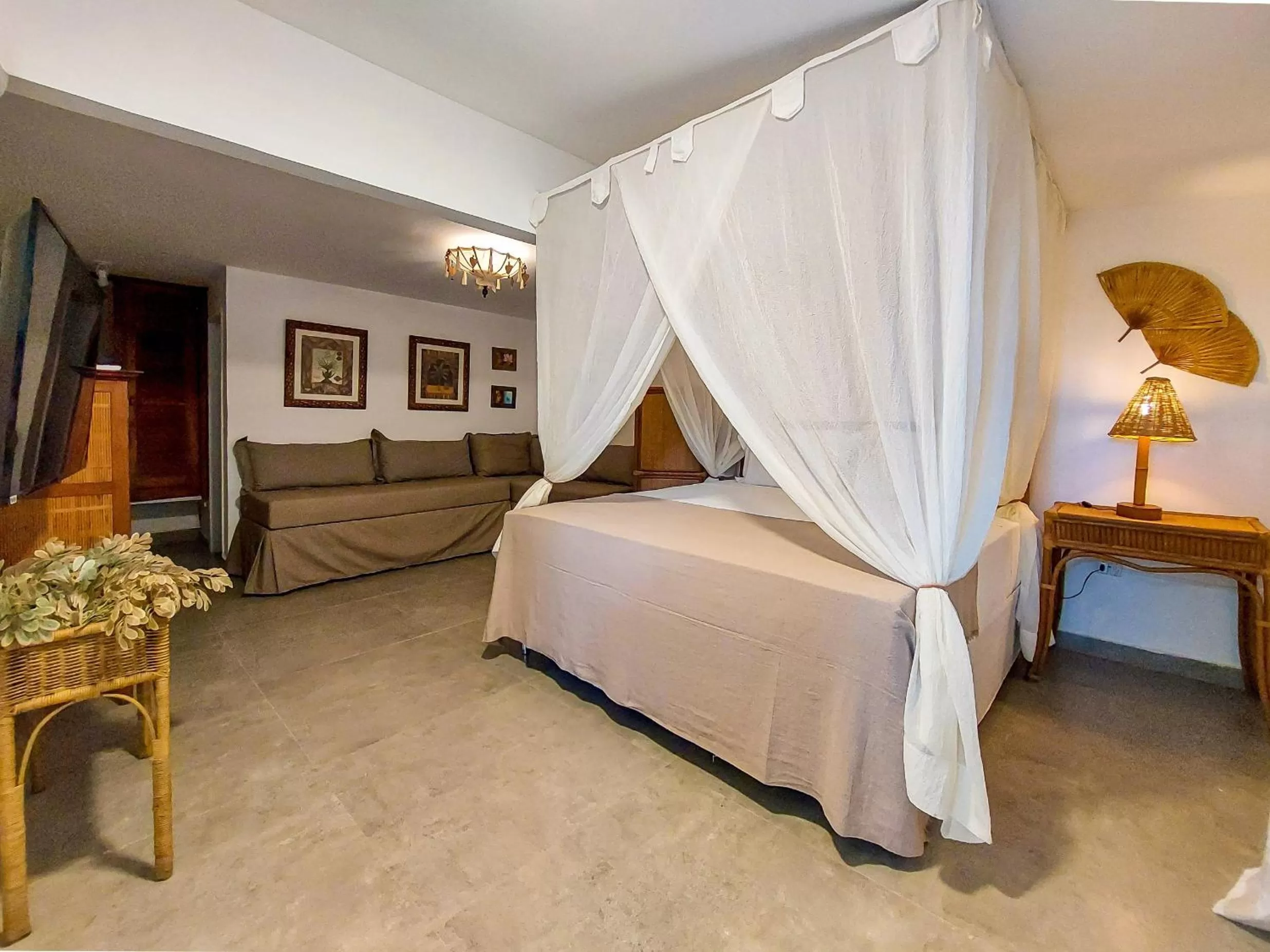 Bed in Taman Búzios Hotel