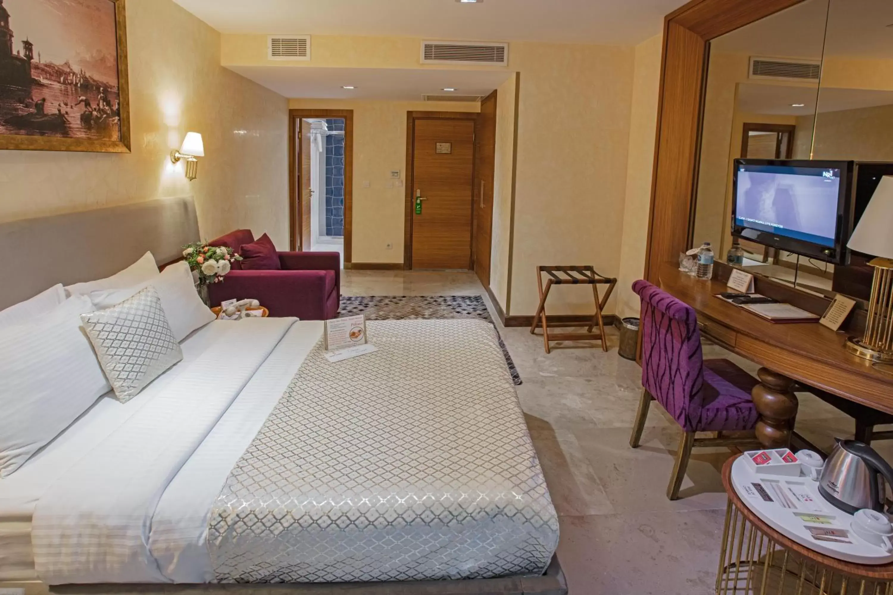 Bedroom, TV/Entertainment Center in Nowy Efendi Hotel - Special Category