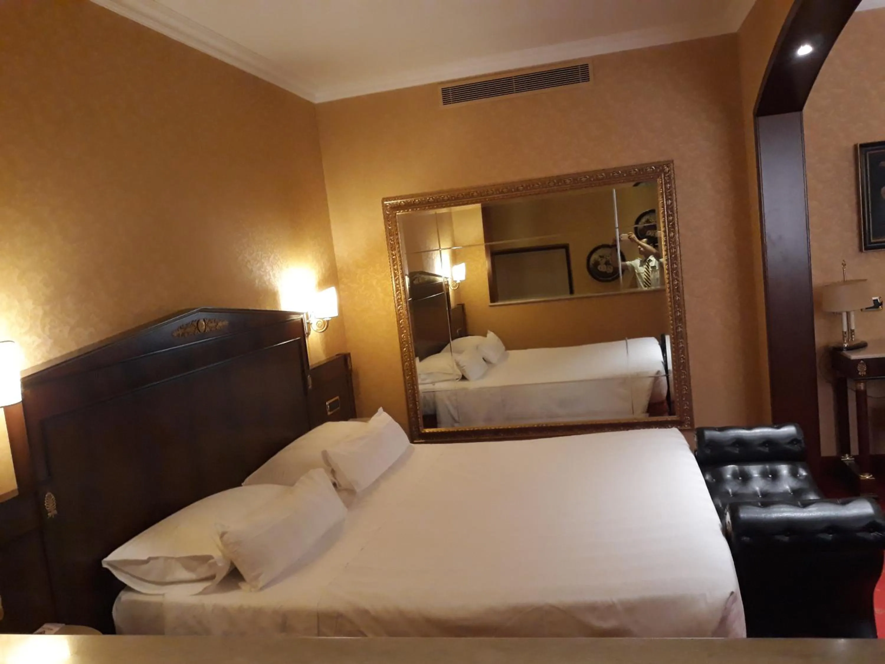 Bed in Hotel Motel Luna