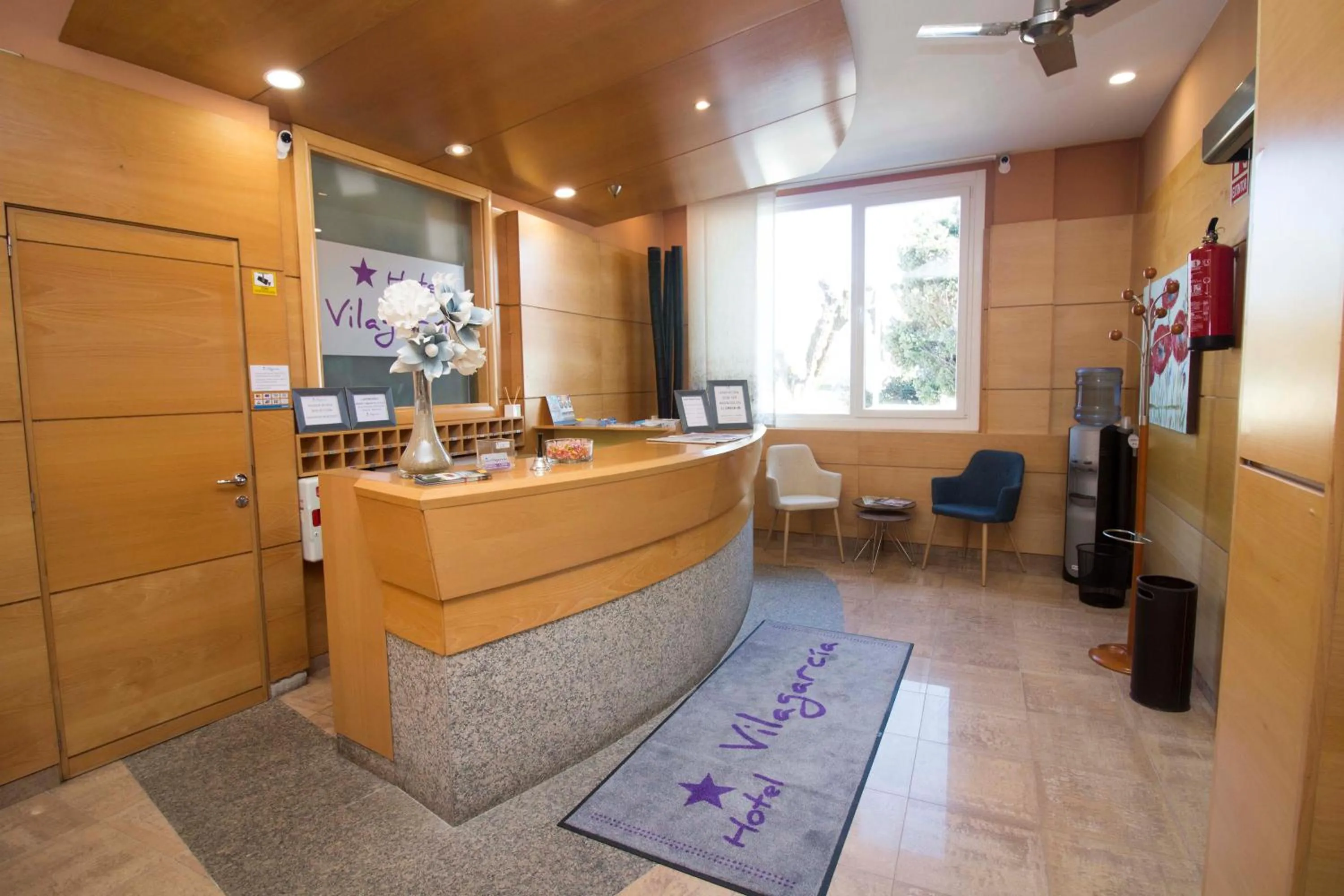 Lobby or reception in Hotel Vilagarcia