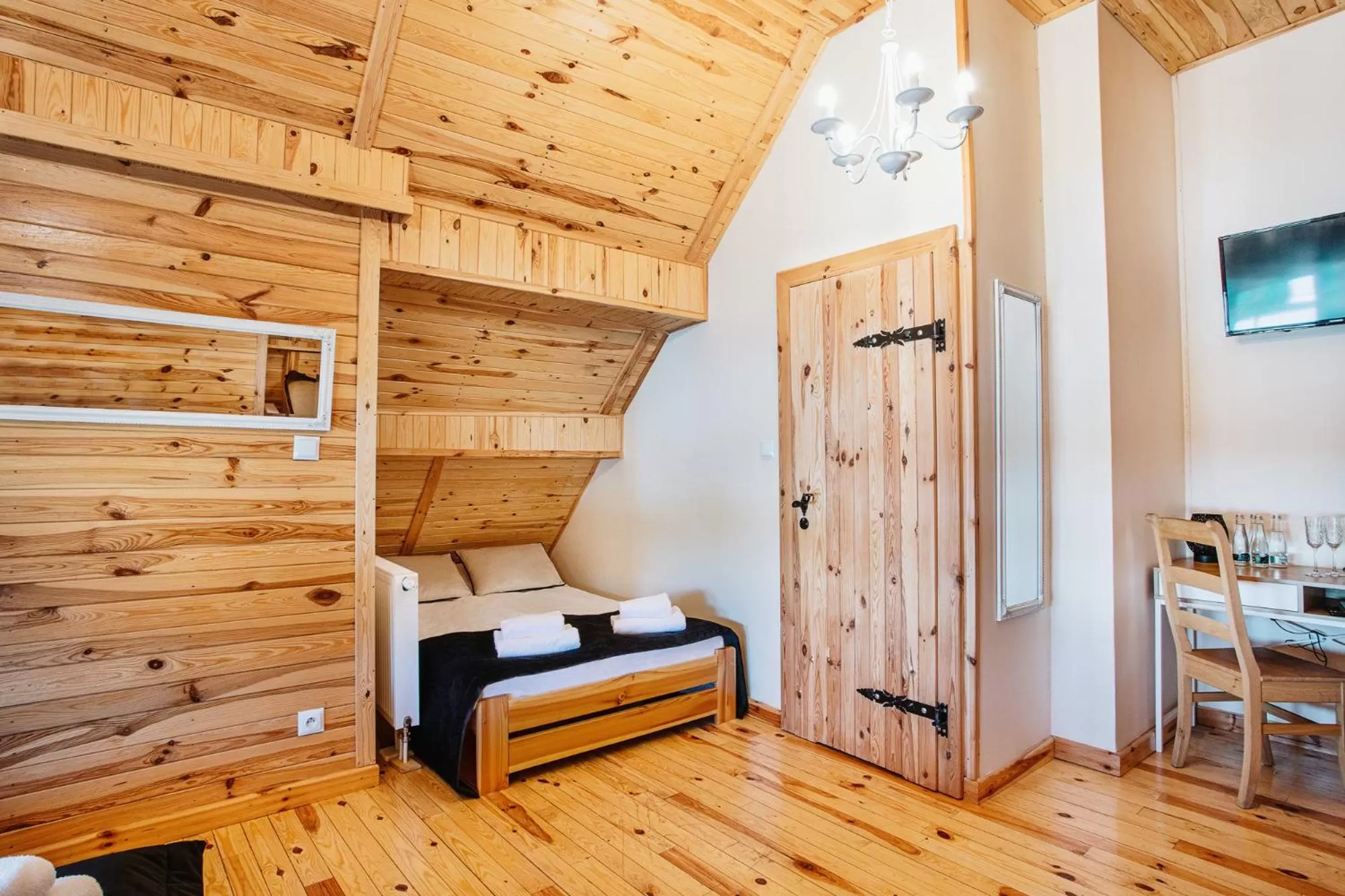 Bed in Skansen Bicz Resort