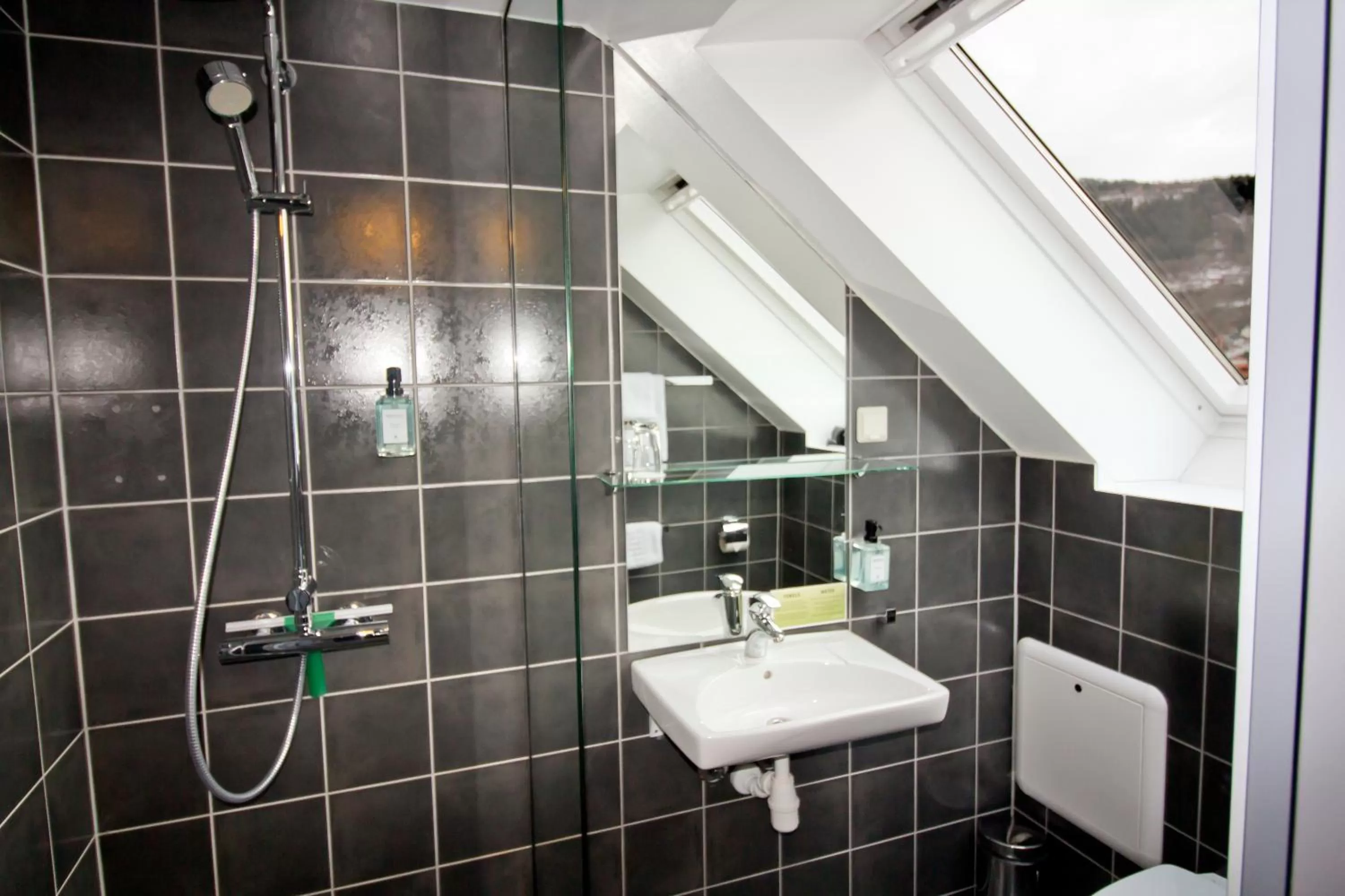 Shower in Klosterhagen Hotel