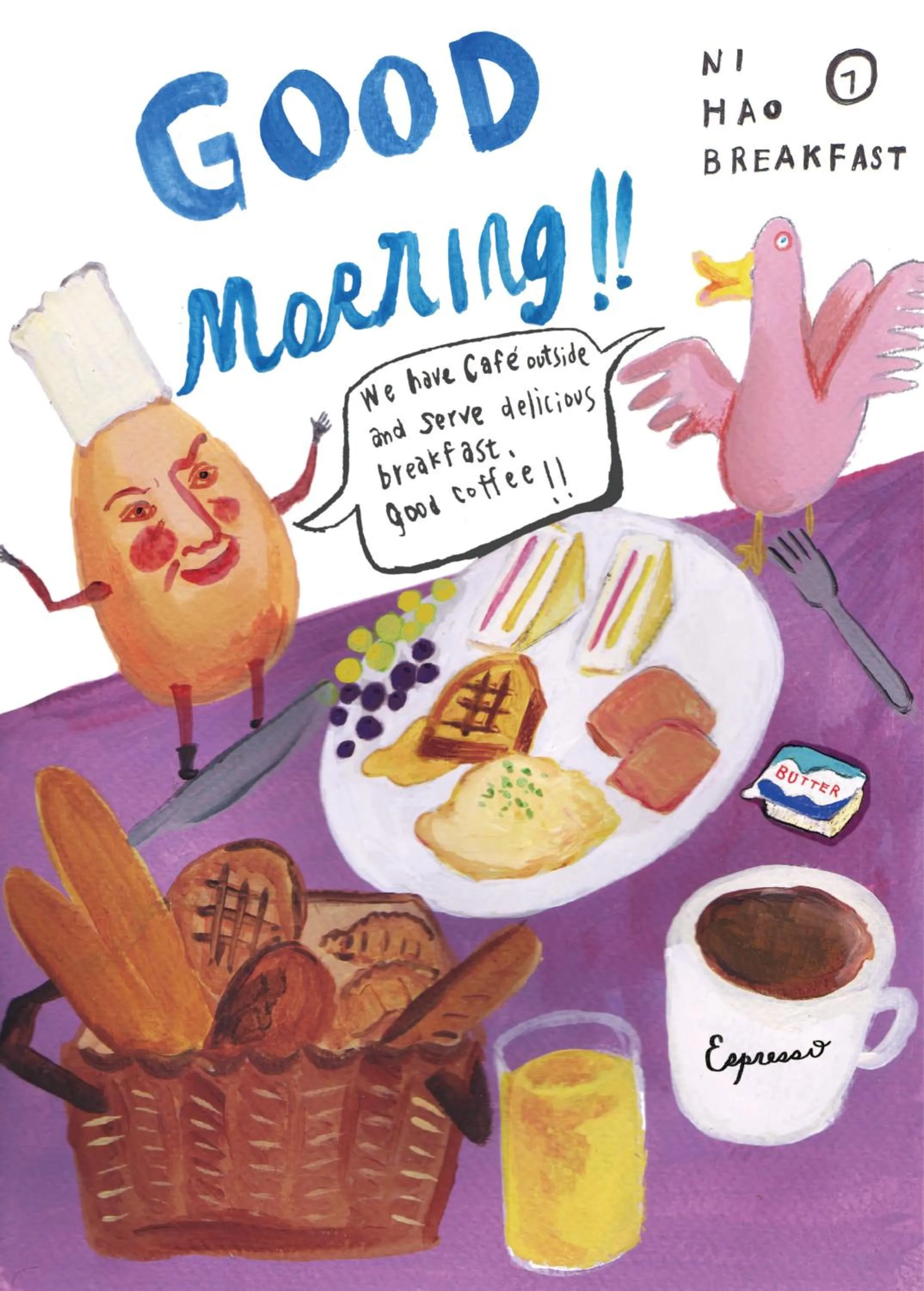 Restaurant/places to eat in NiHao Café Hotel