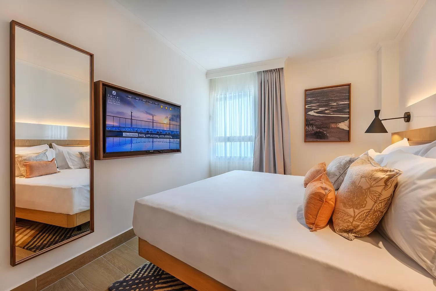 Bedroom, Bed in Sea Tower by Isrotel Design