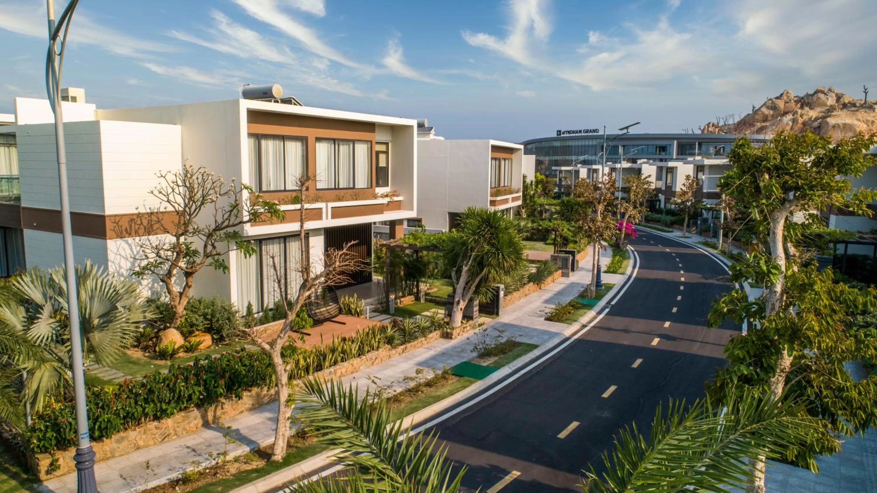 Pool view in Wyndham Grand KN Paradise Cam Ranh