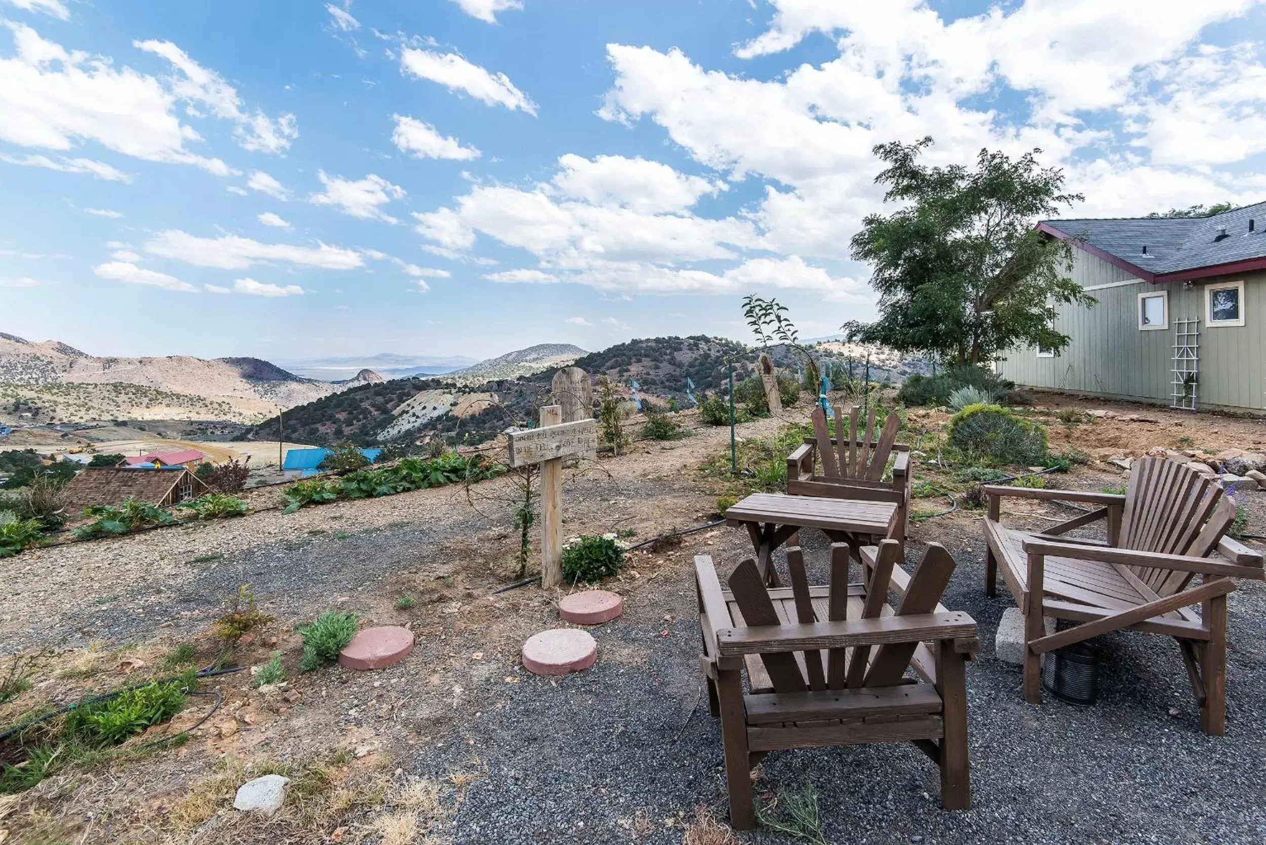 Garden in Virginia City Inn