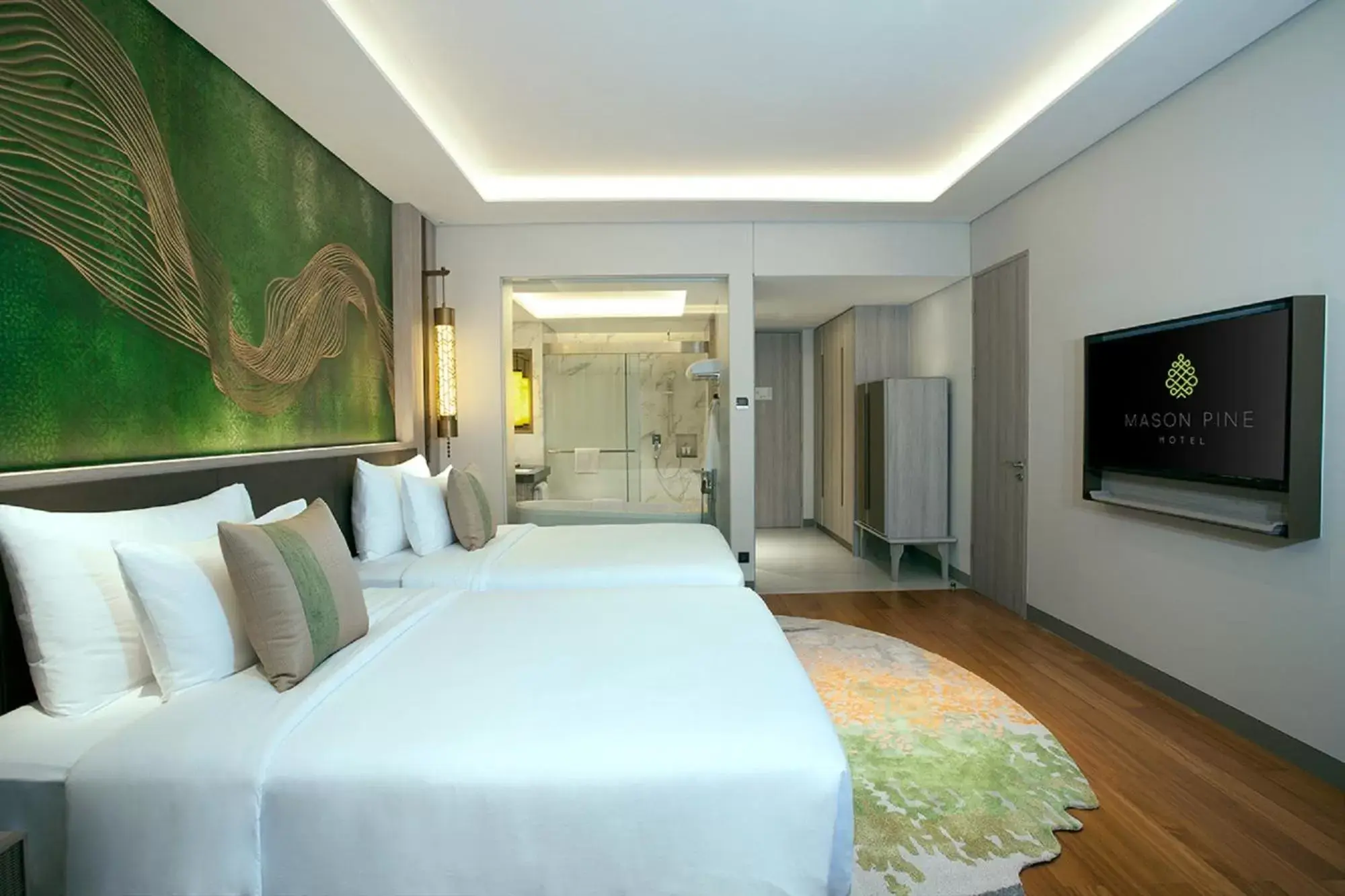 Bed in Mason Pine Hotel Bandung