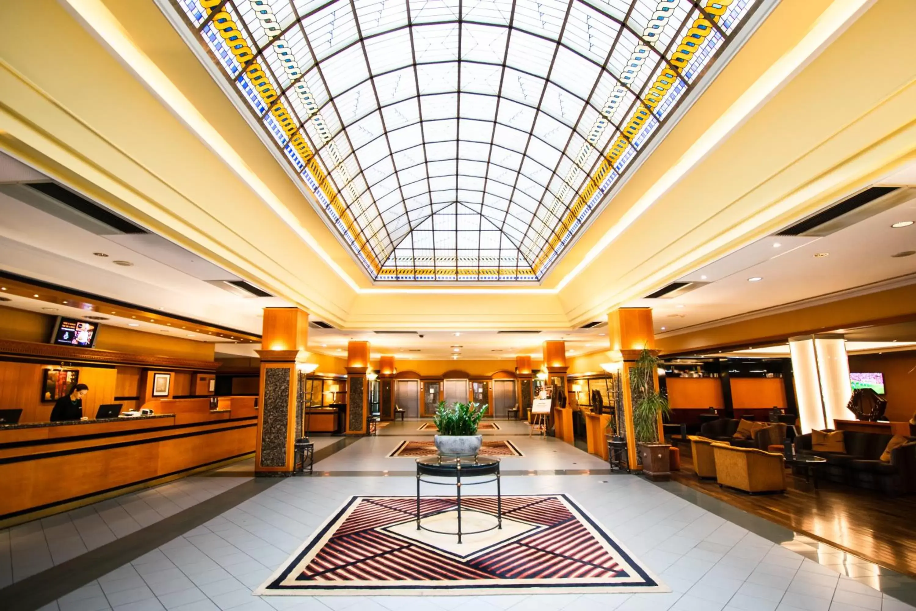 Lobby or reception in The Aquincum Hotel Budapest
