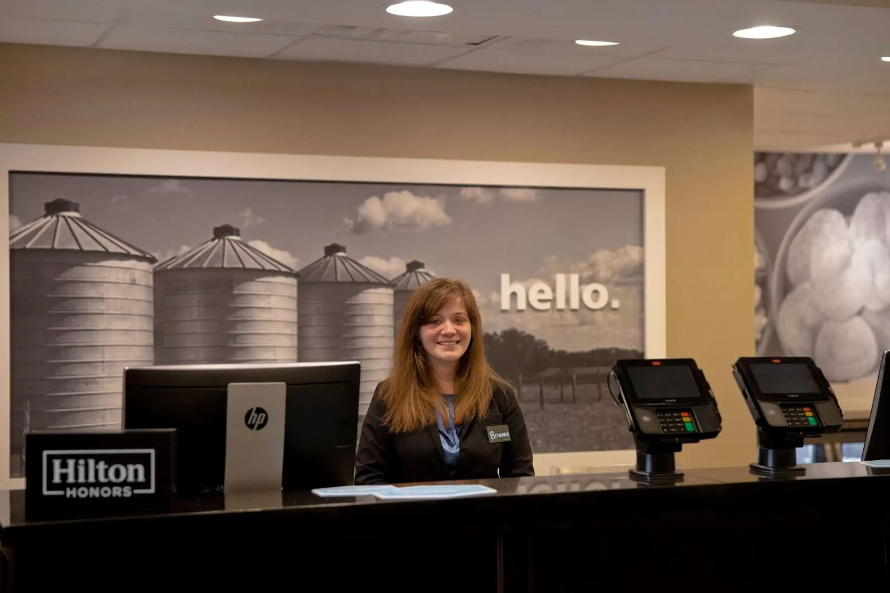 Lobby or reception, Lobby/Reception in Hampton Inn Dekalb - Near the University