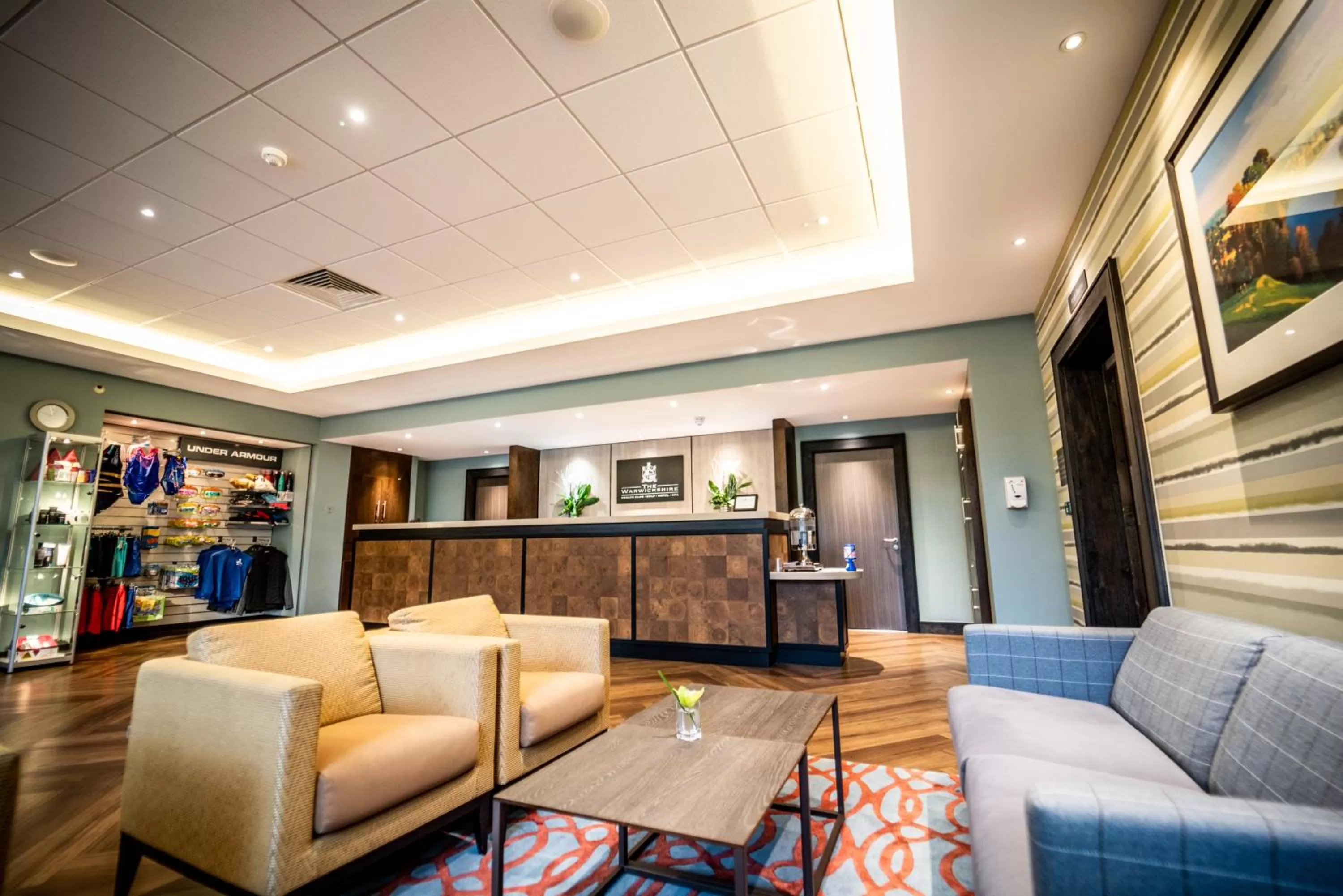 Lobby or reception in The Warwickshire Hotel and Country Club