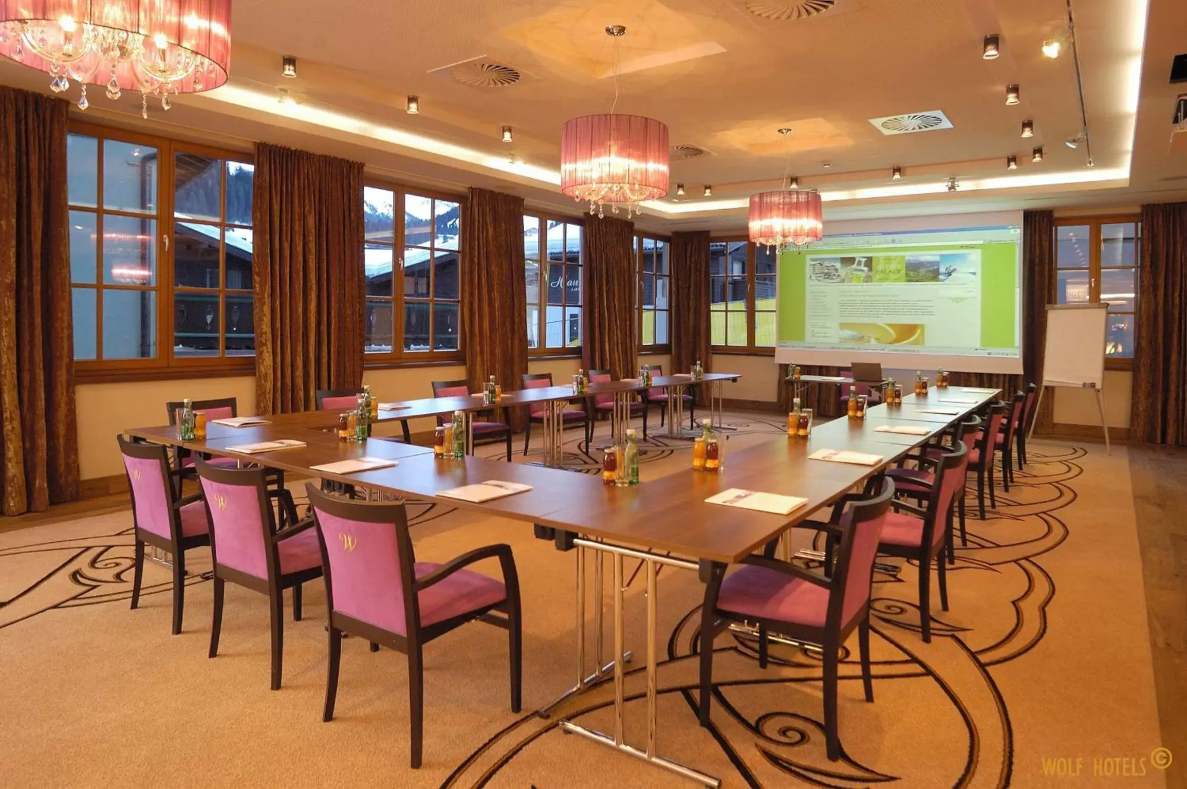 Meeting/conference room in Hotel Alpine Palace
