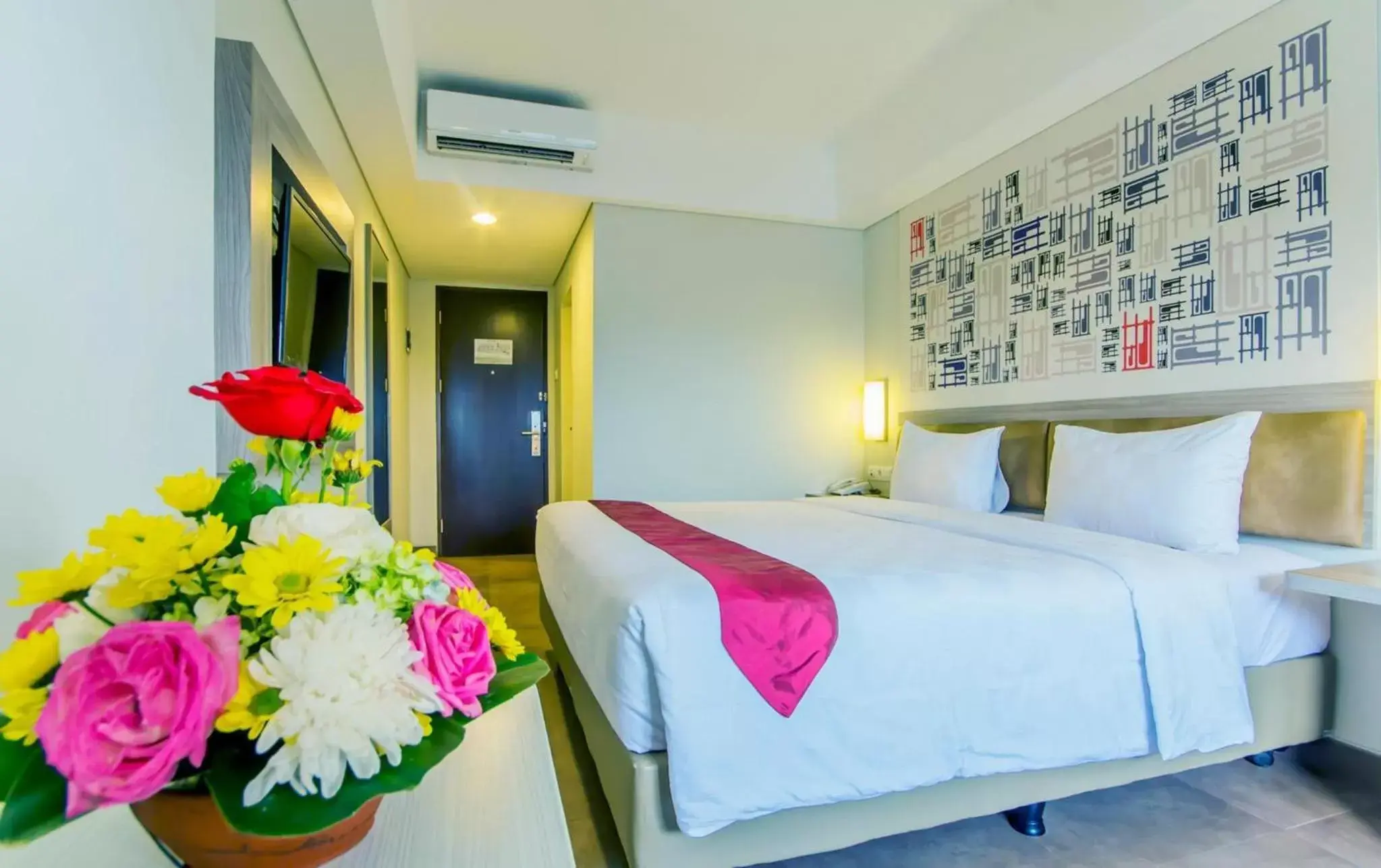 Bed in Grand Cordela Hotel Bandung