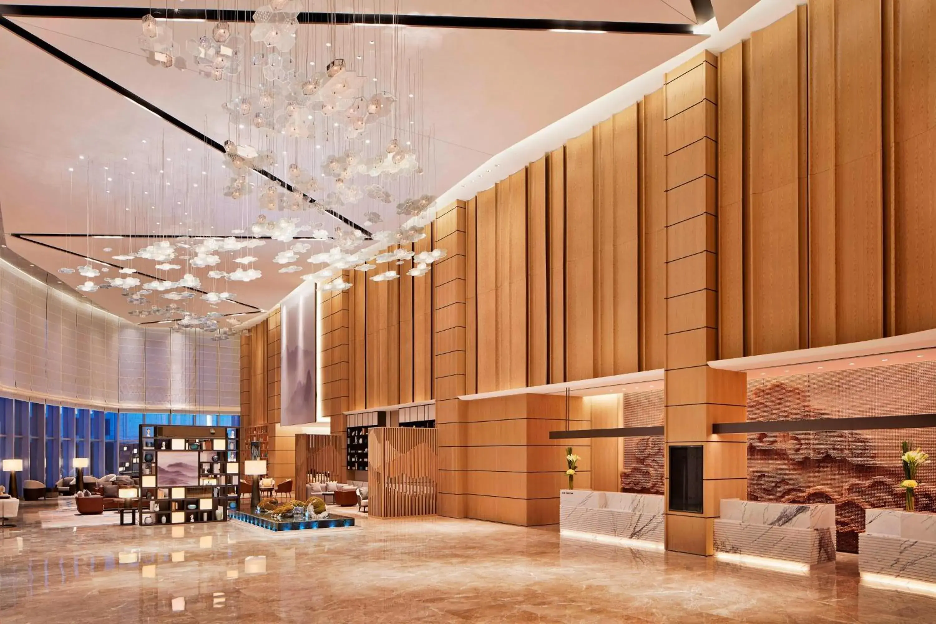 Lobby or reception in Four Points by Sheraton Changsha, Meixi Lake