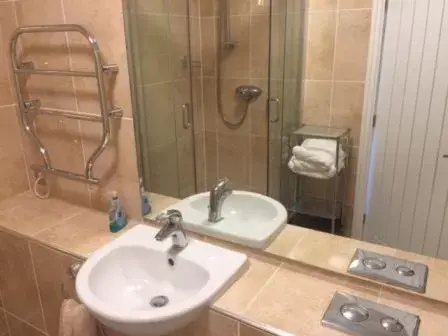 Bathroom in The Corbyn Apartments