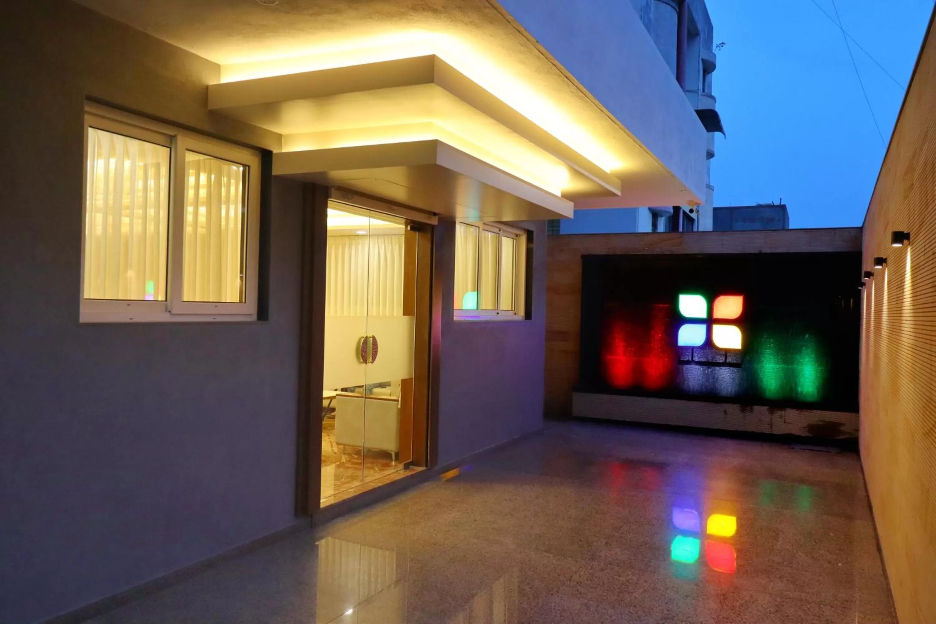 Facade/entrance in Four Petals Executive by LHMS