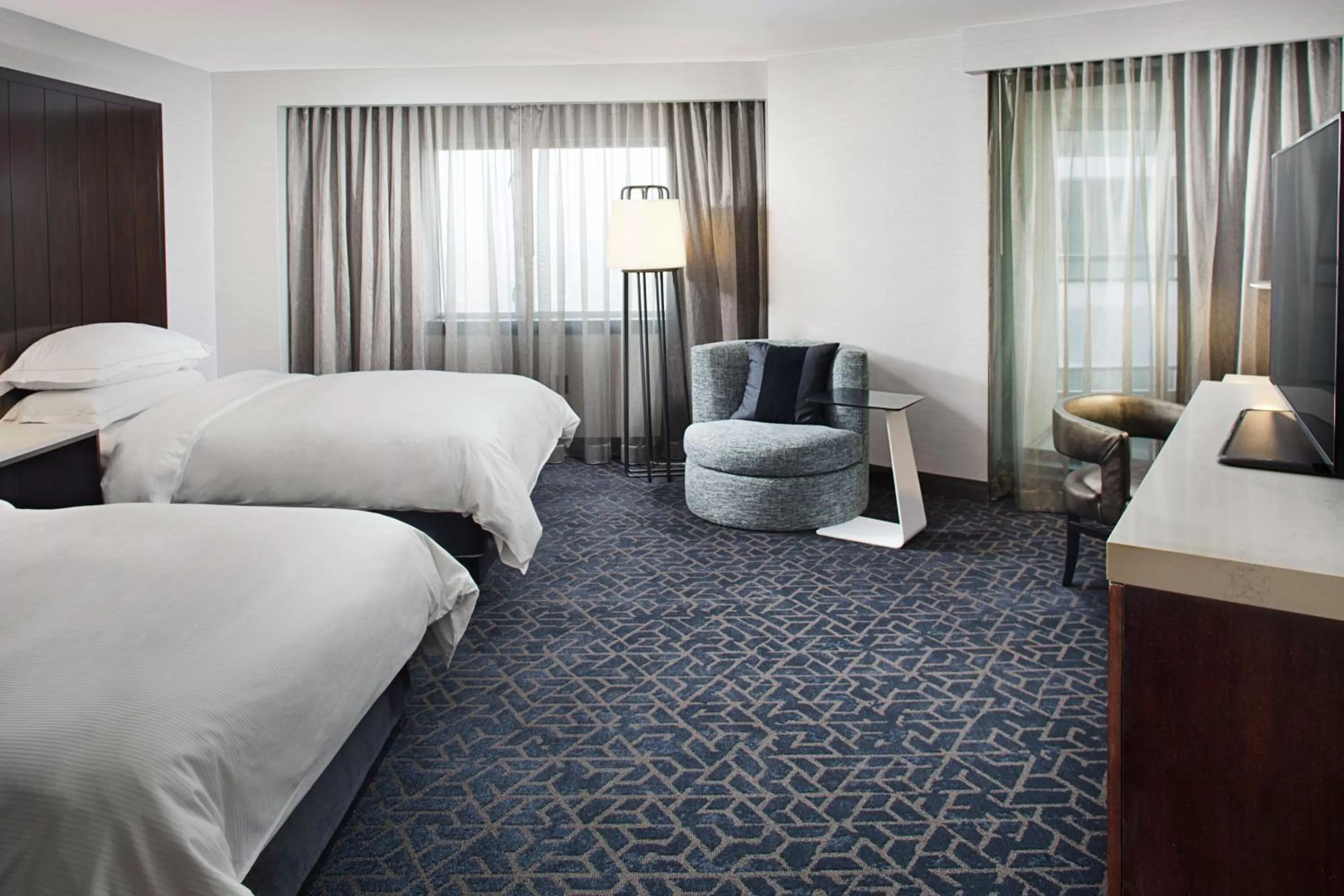 Bed in Hilton Boston Back Bay