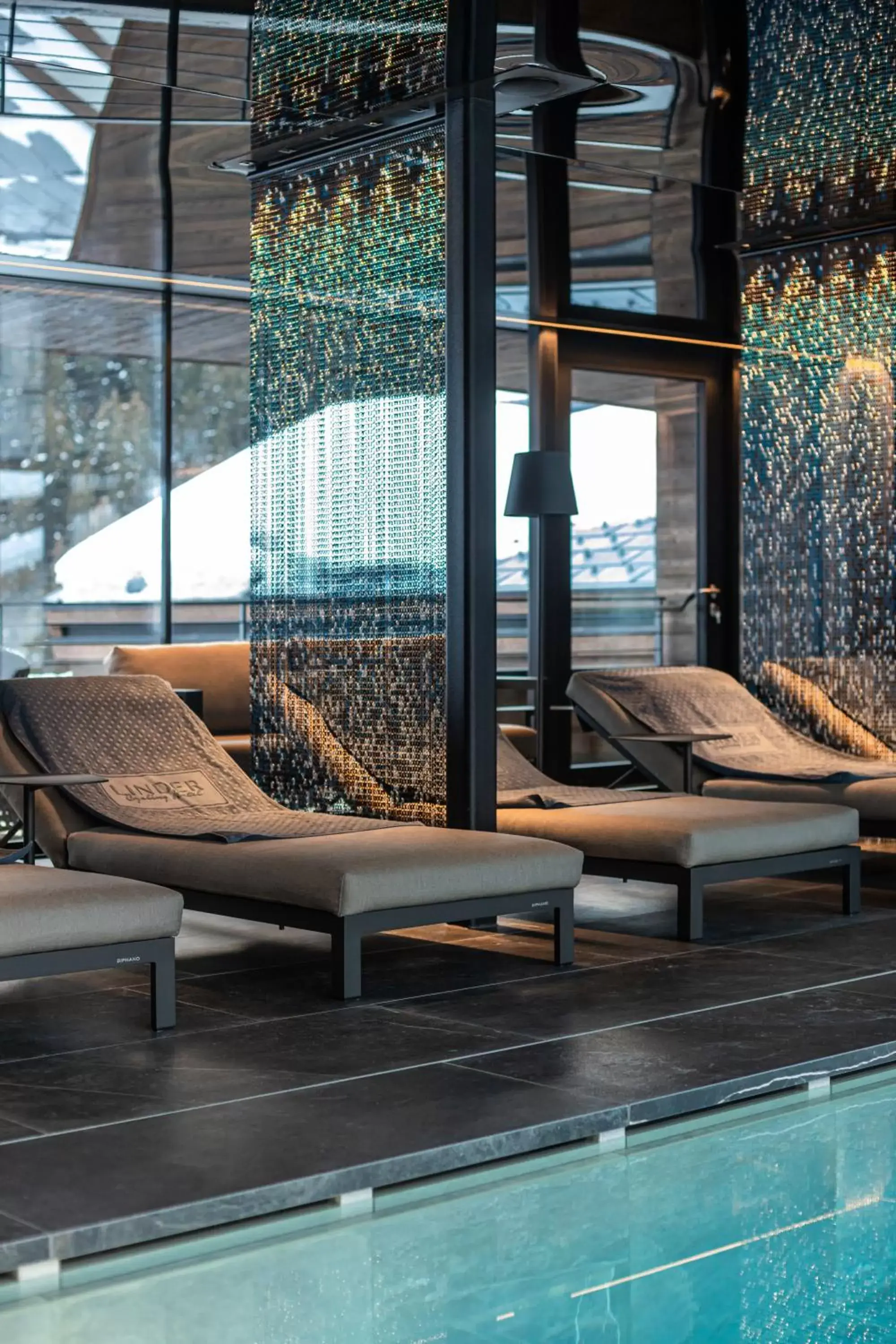 Pool view in Linder Cycling Hotel Pool view in Linder Cycling Hotel