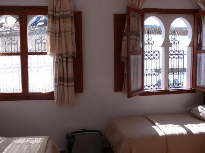 Bed in Hôtel Ras El Maa